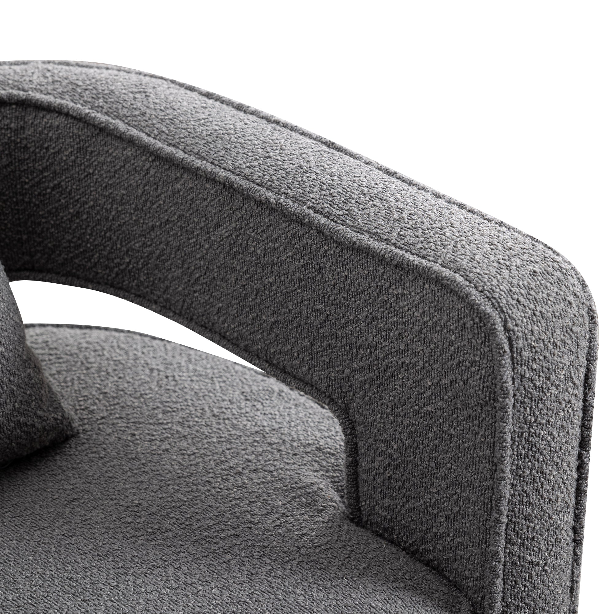 Bodil Boucle Swivel Chair