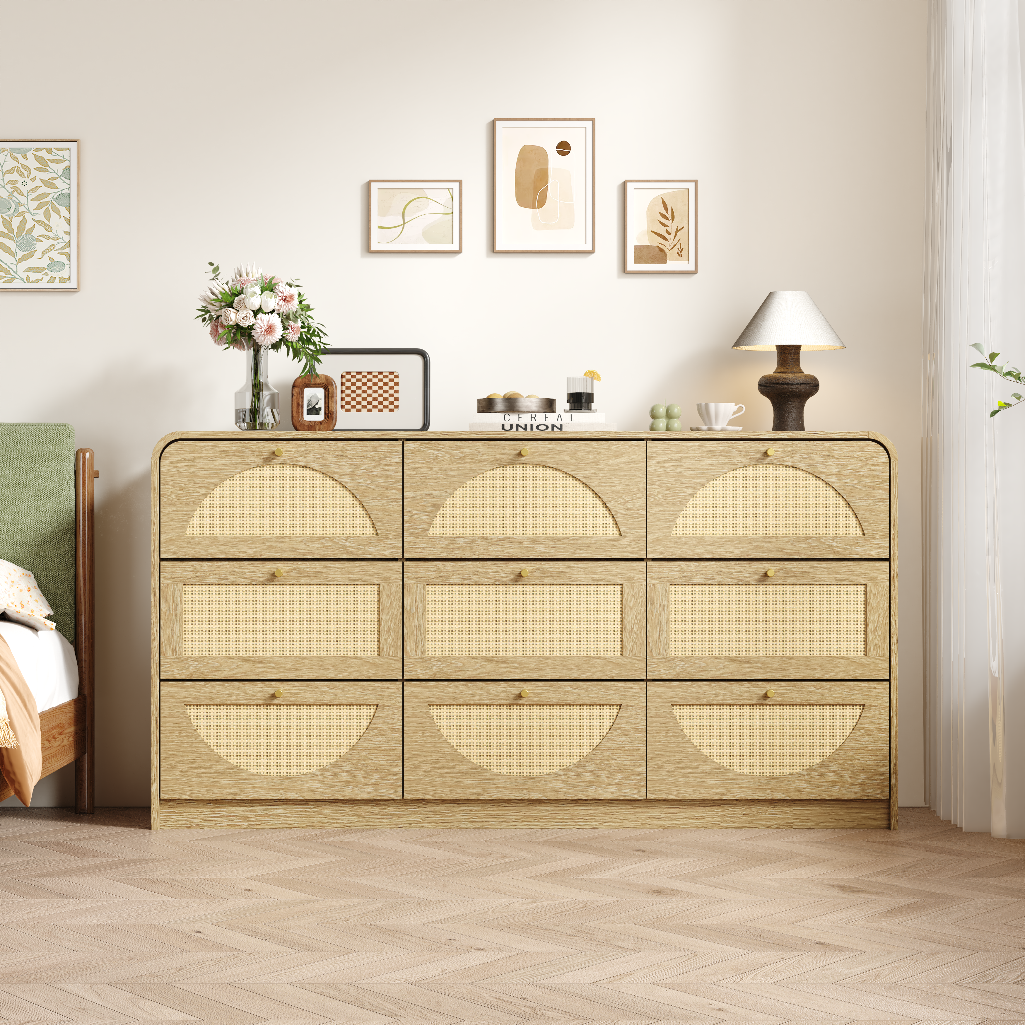 Hilde Storage Walnut Sideboard