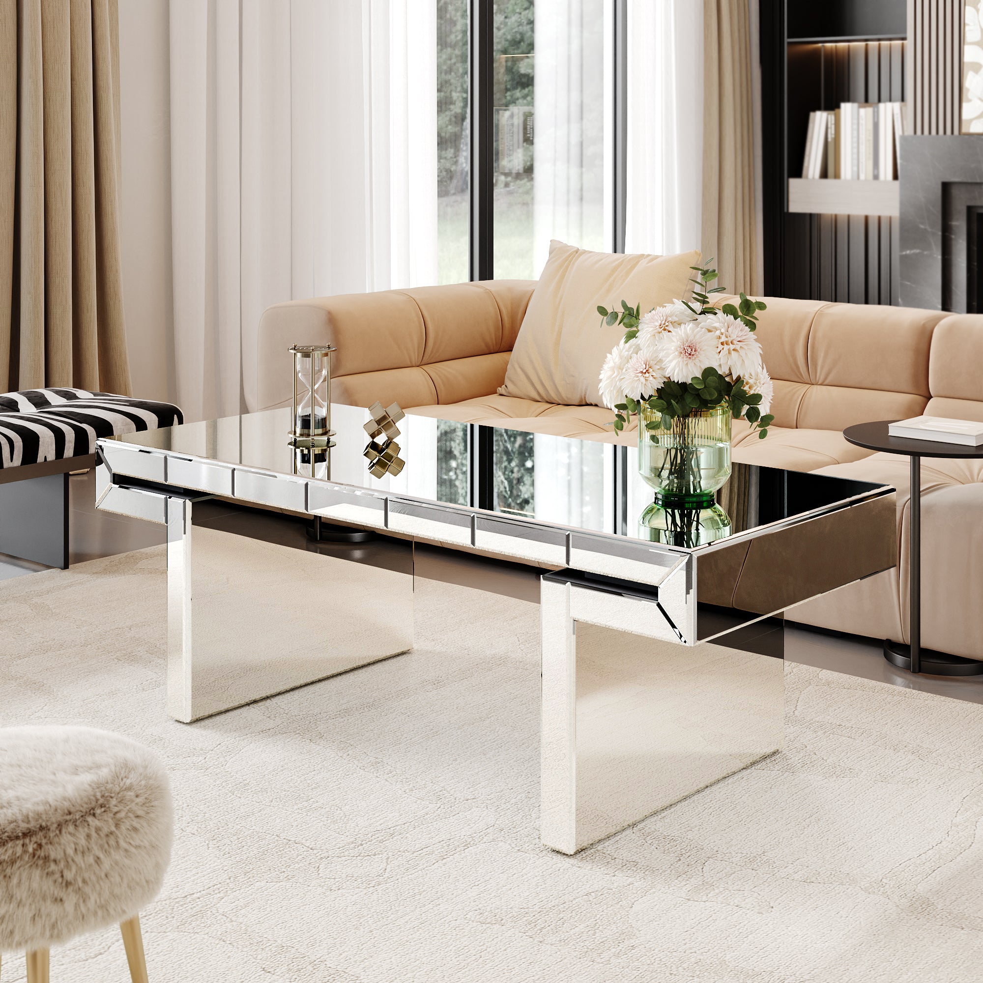 Vera Fluted Coffee Table