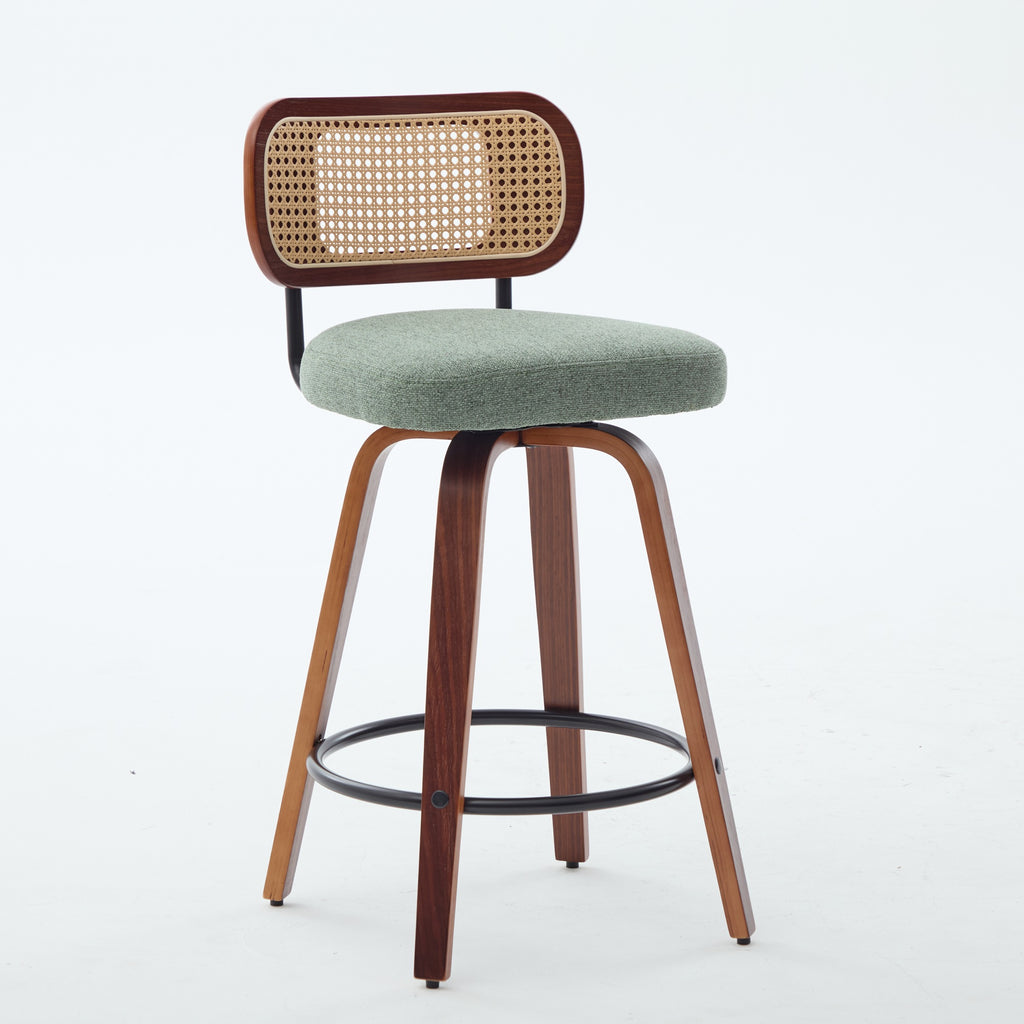 Paal Walnut Counter Stool (Set of 2)