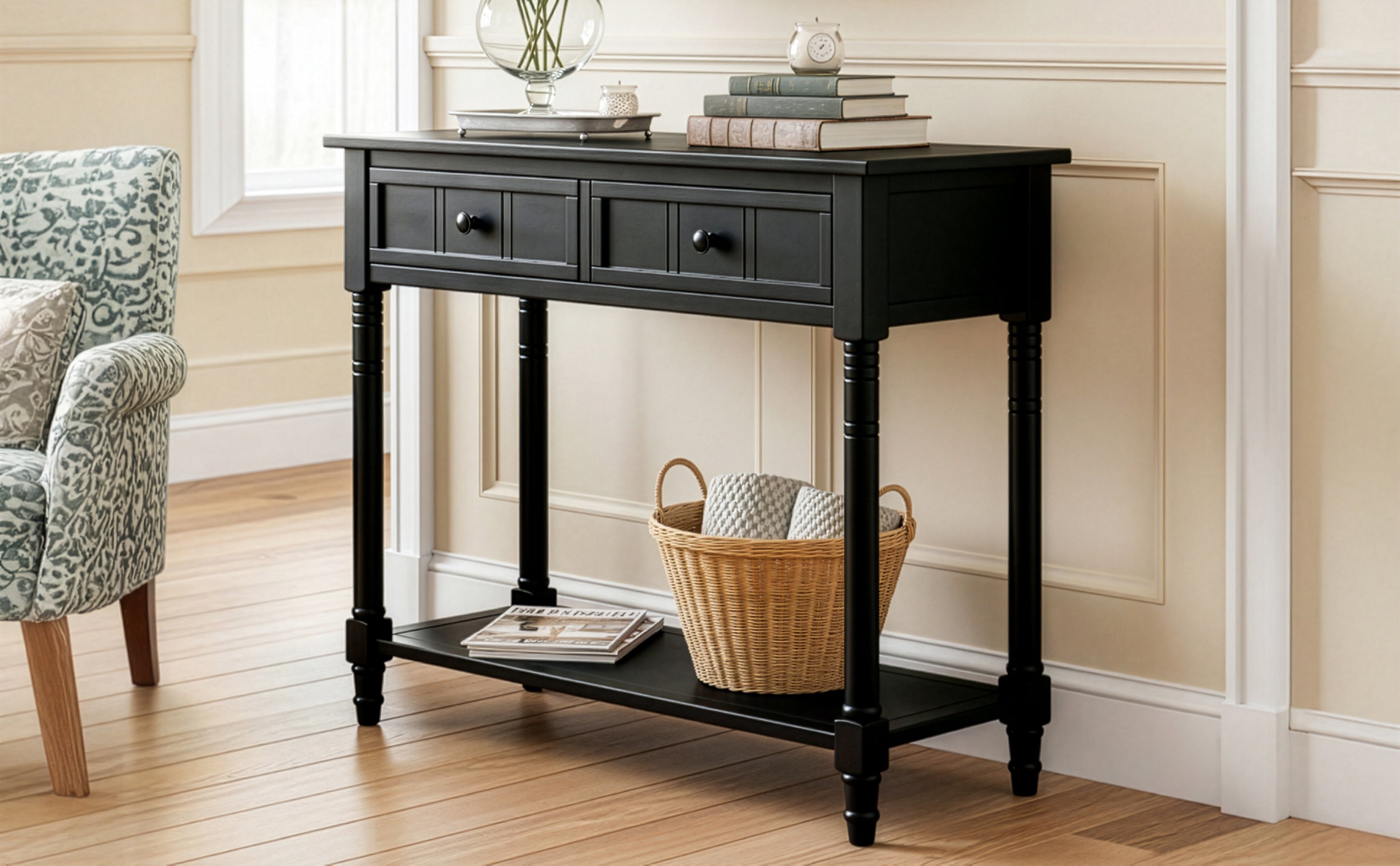 Rolf Solid Wood Console Table