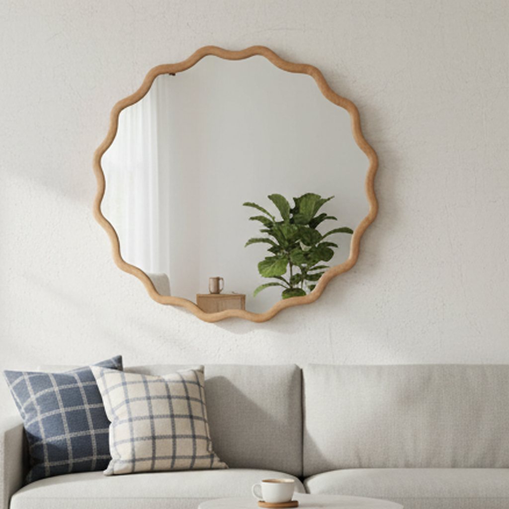 Jarno Wavy Wall Mirror