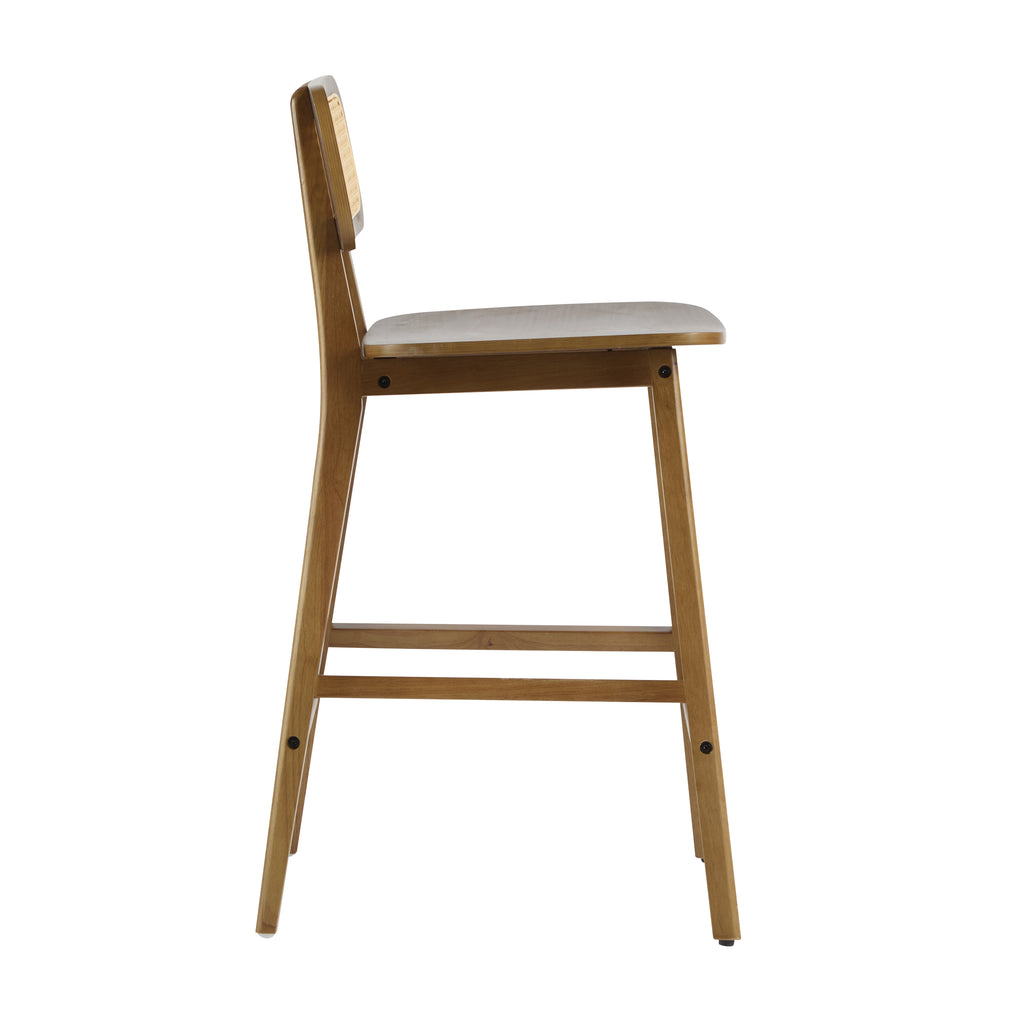 Eirik Walnut Bar Stool (Set of 2)