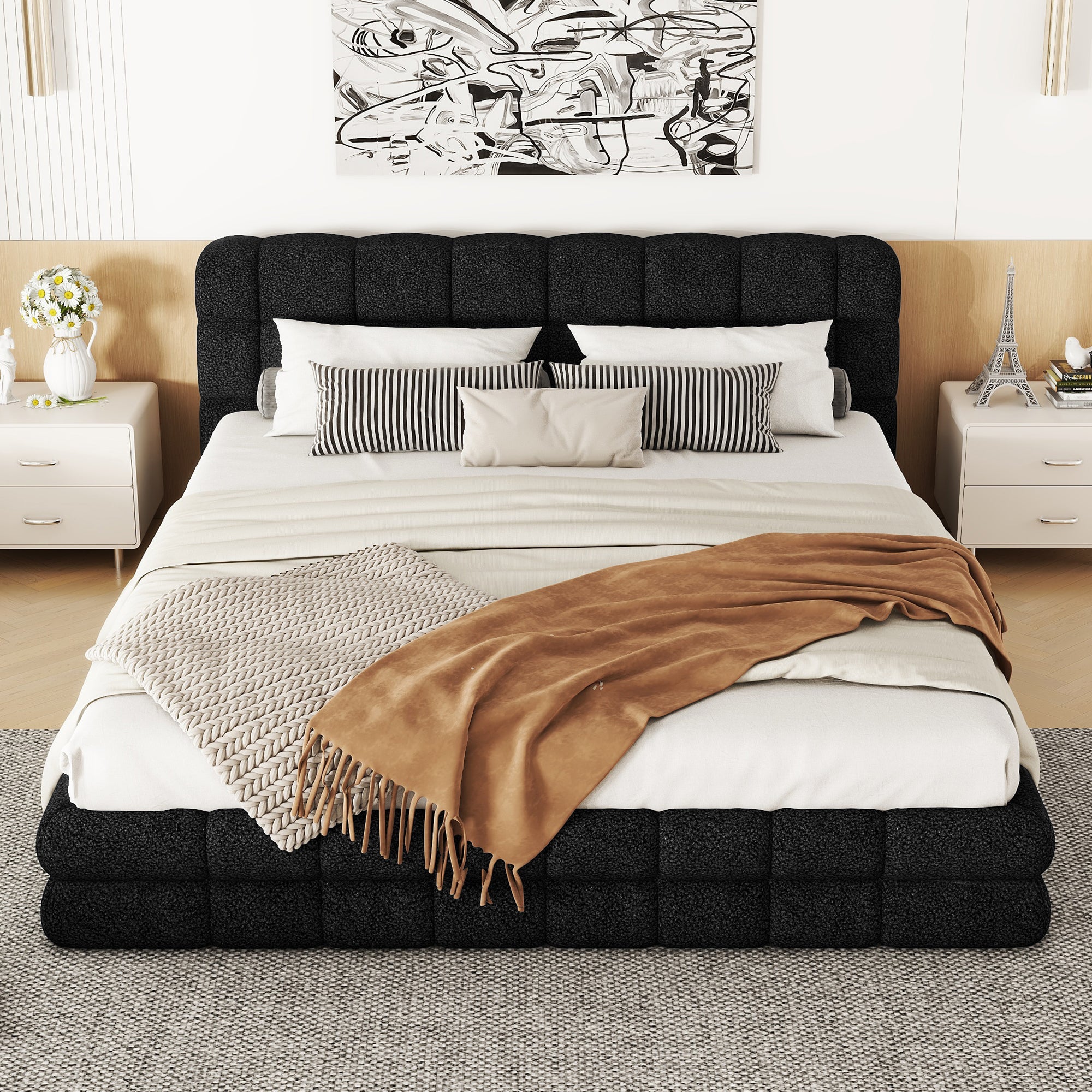 Hege Queen Platform Bed Frame