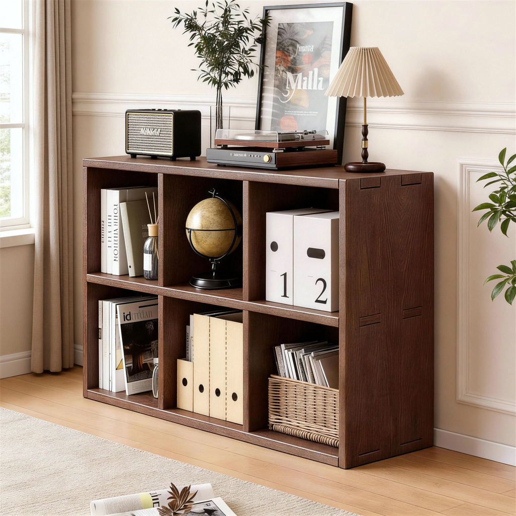 Jorgen Solid Wood Bookshelf