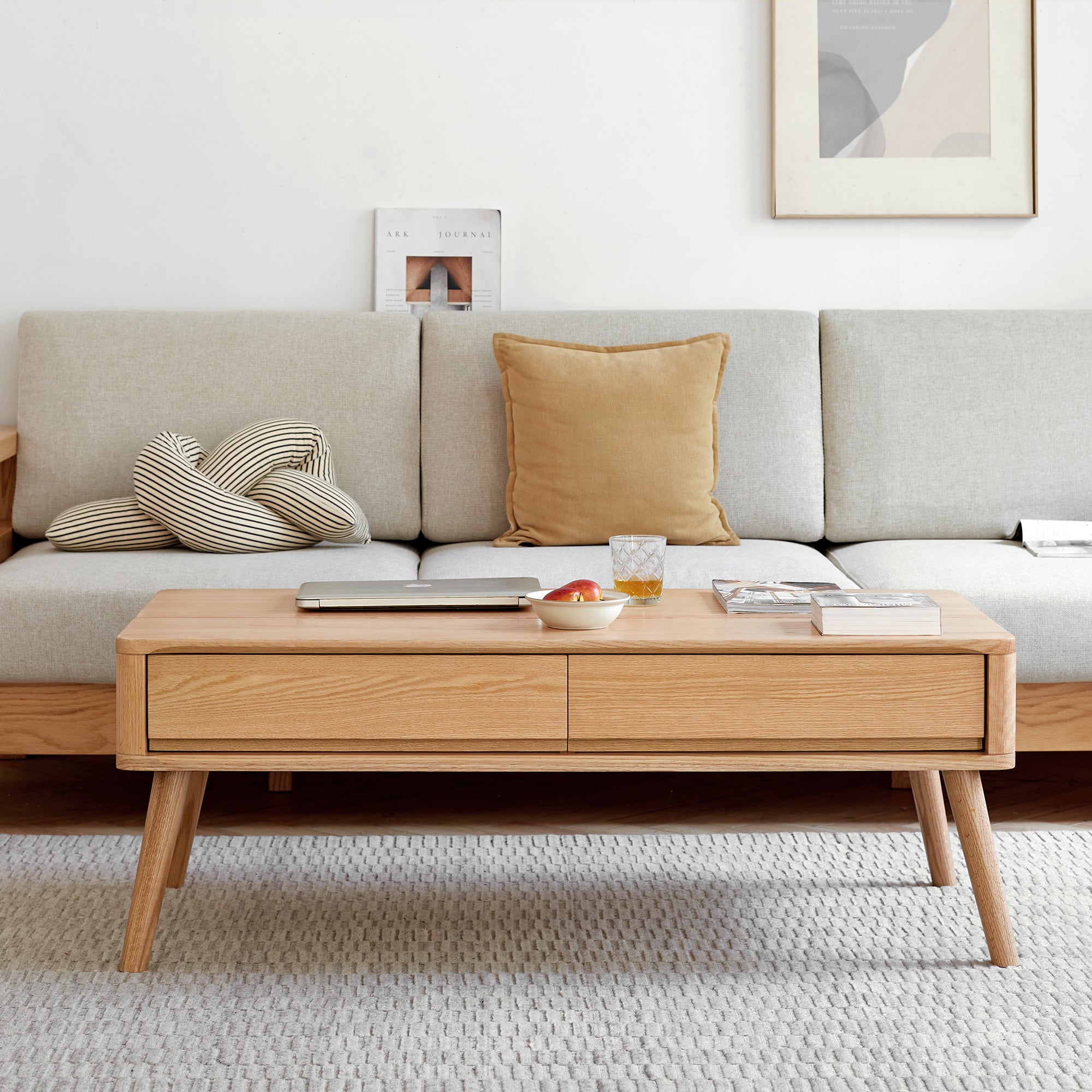Gry Storage Oak Coffee Table
