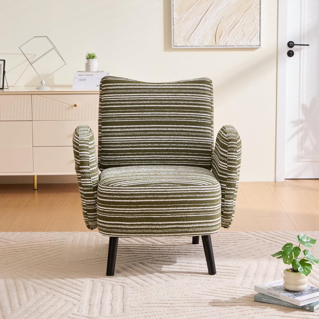 Kaia Storage Boucle Accent Chair