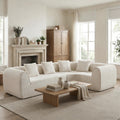 Oddny 2-Piece Curved Sectional Sofa