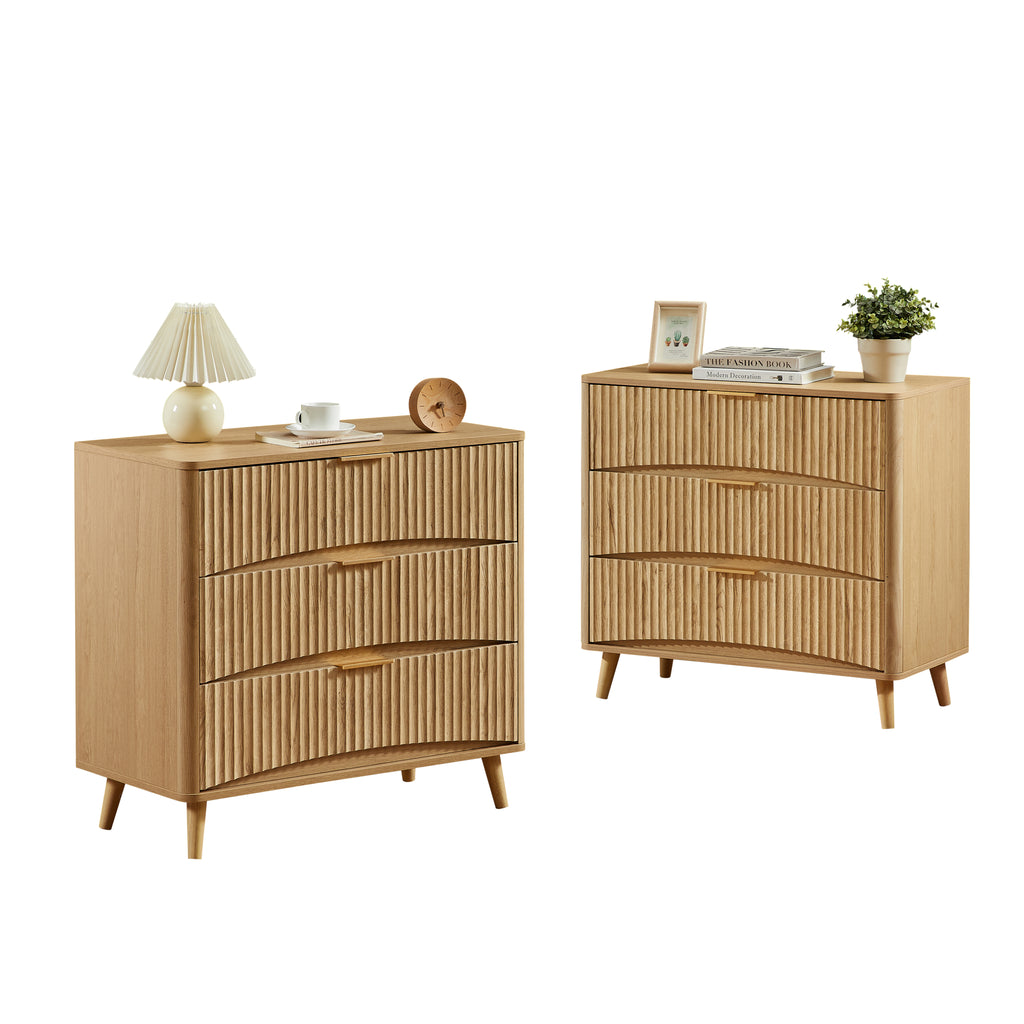 Ulla Fluted Oak Dresser