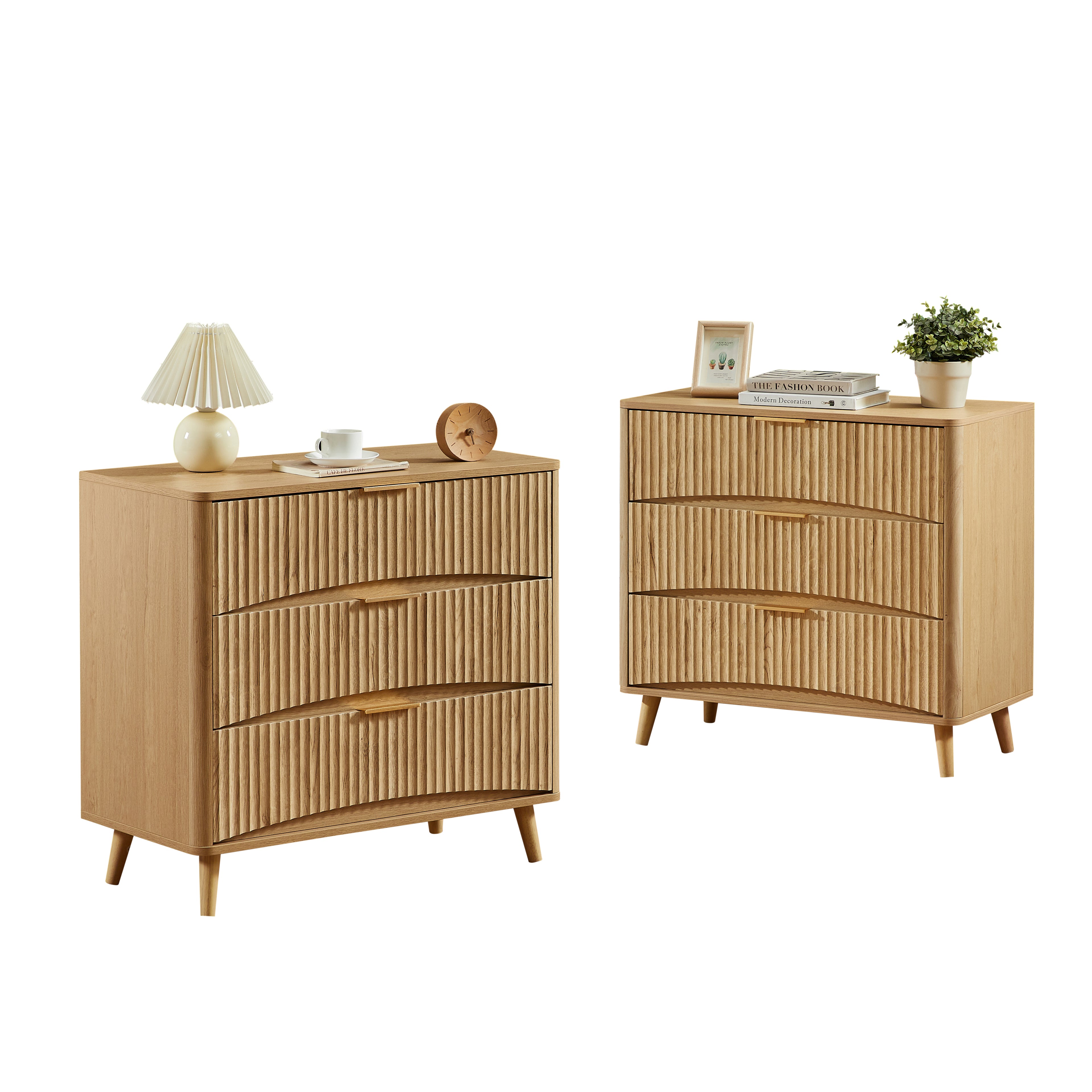 Ulla Fluted Oak Dresser