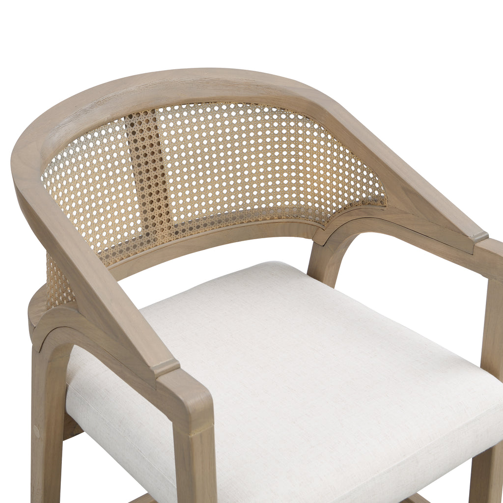 Freydis Rattan Counter Stool (Set of 2)