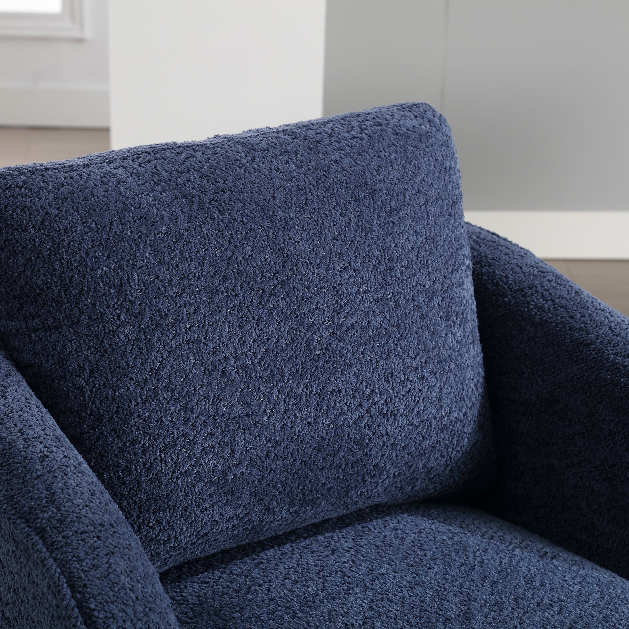 Astrid Barrel Boucle Accent Chair