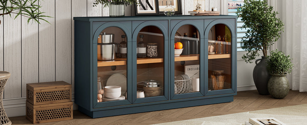 Ilse Arched Solid Wood Sideboard