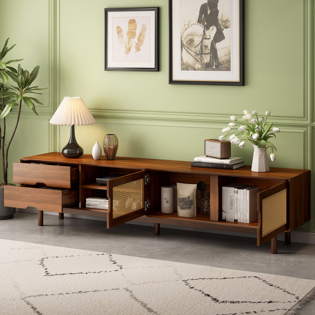 Dagmar Rattan TV Stand