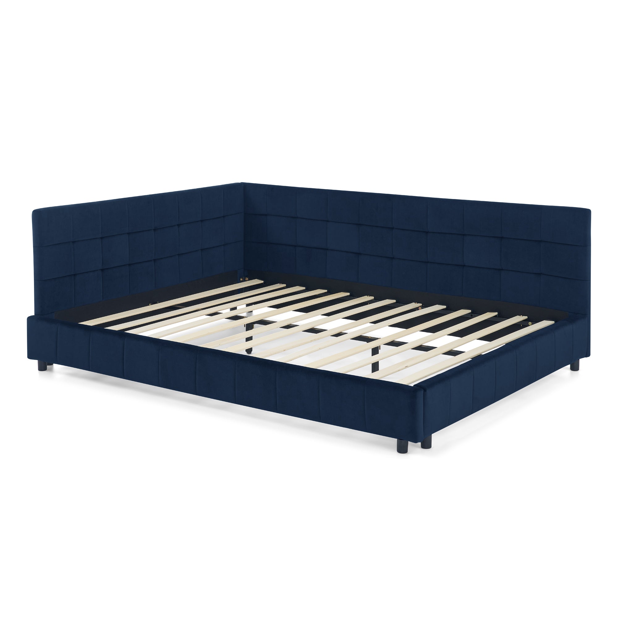 Inga Velvet Queen Bed Frame