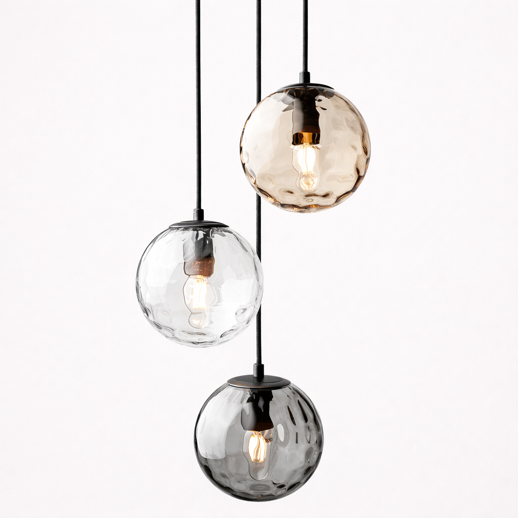 Hanglamp Met Meerdere Glazen Lichtpunten Voor Eettafel