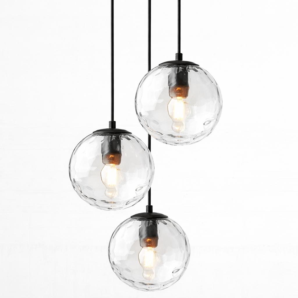 Hanglamp Met Meerdere Glazen Lichtpunten Voor Eettafel
