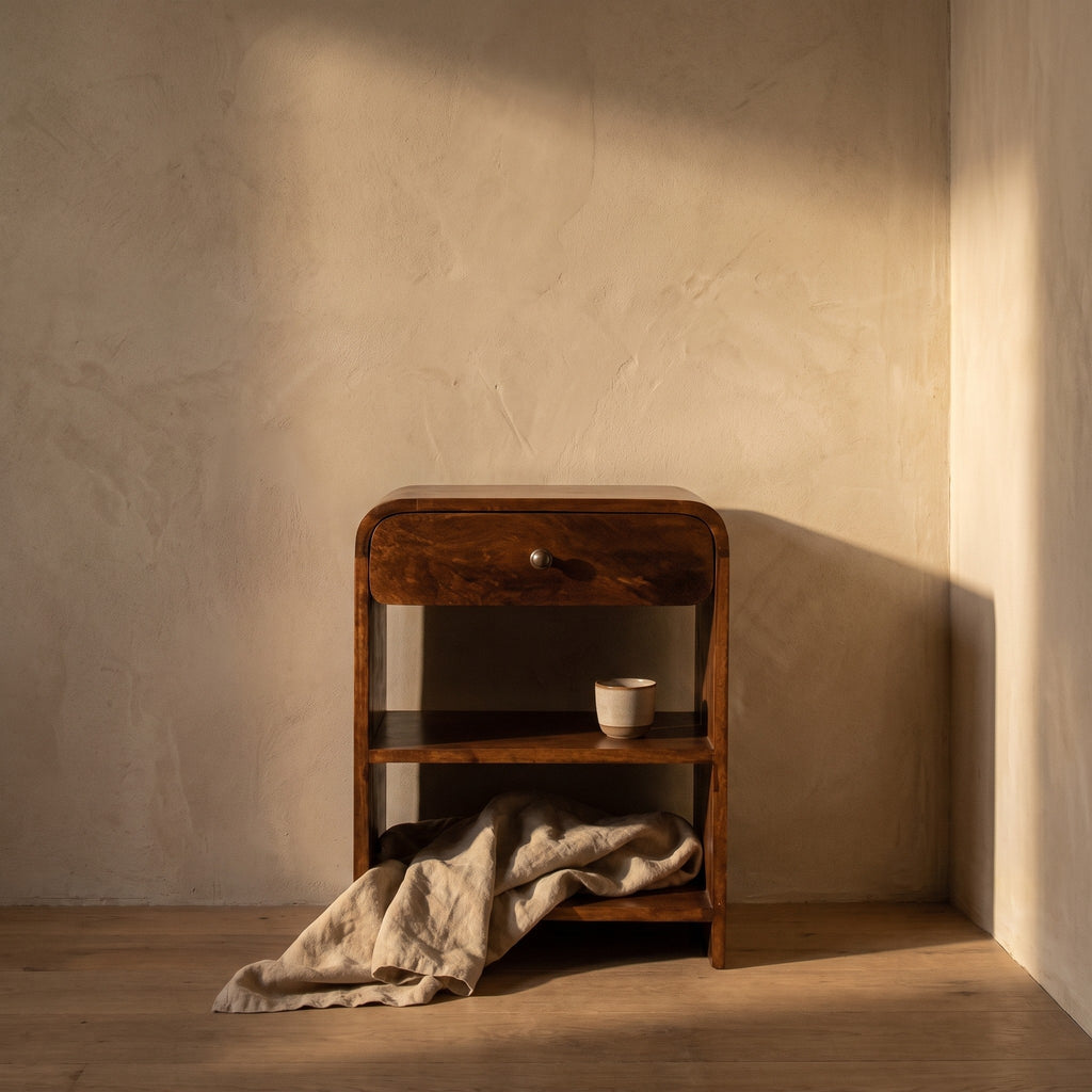 Doris Solid Wood Nightstand