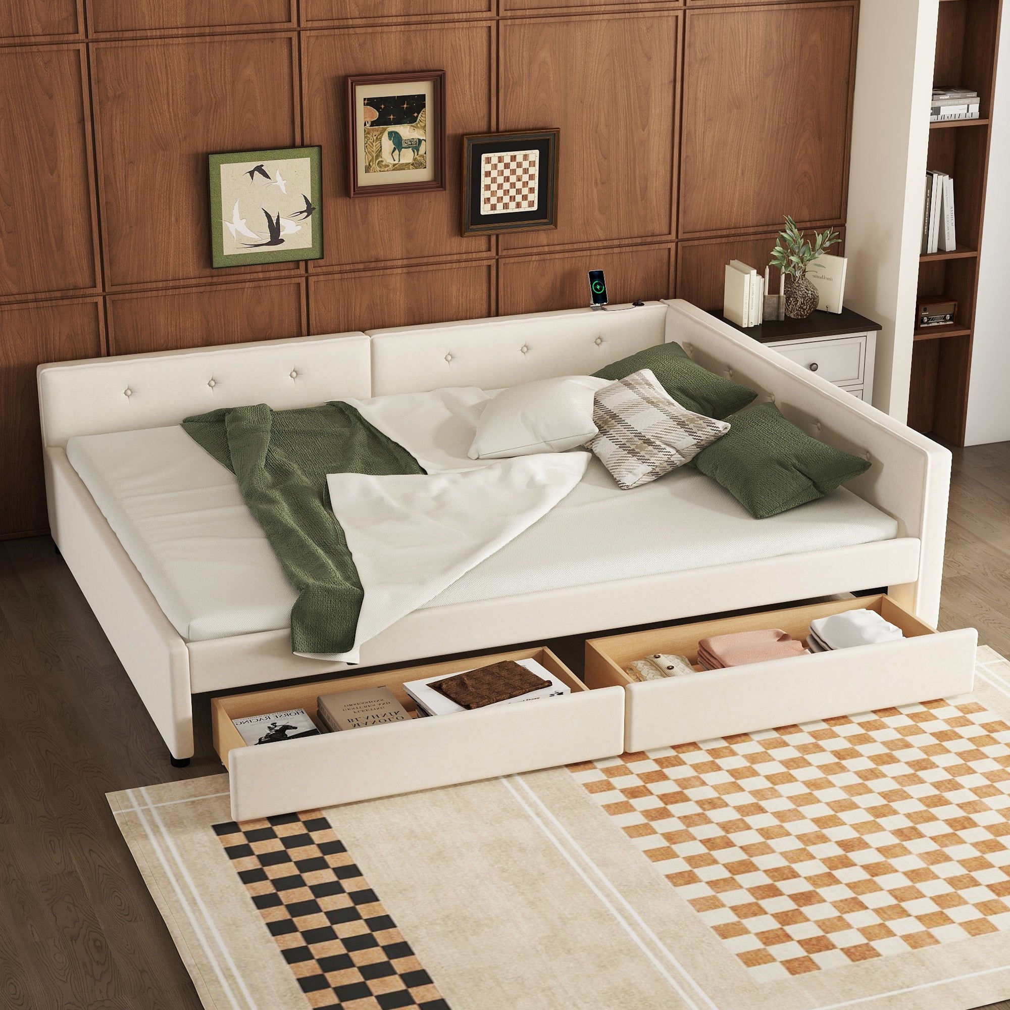 Ines Full Platform Bed Frame