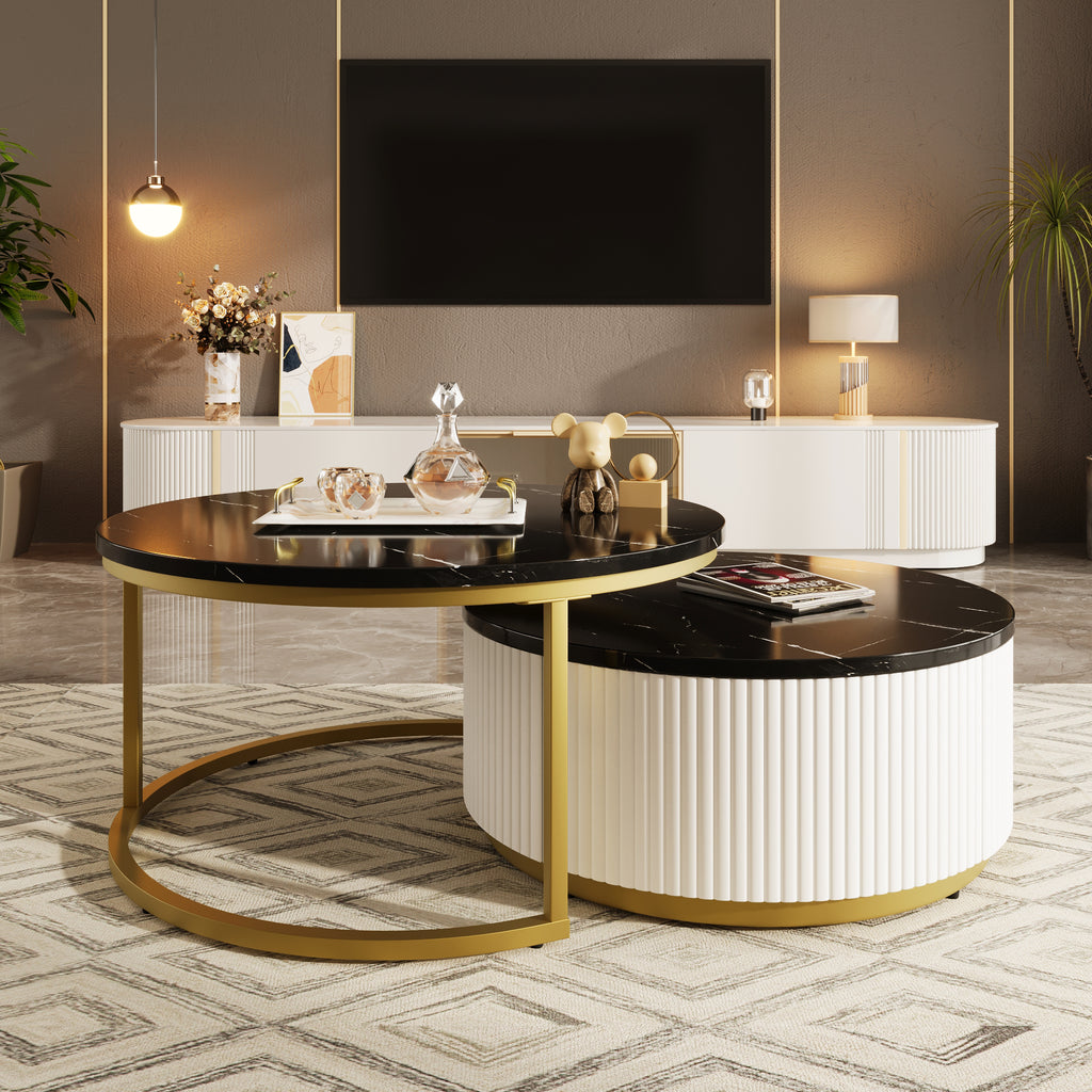 Thea Fluted Coffee Table