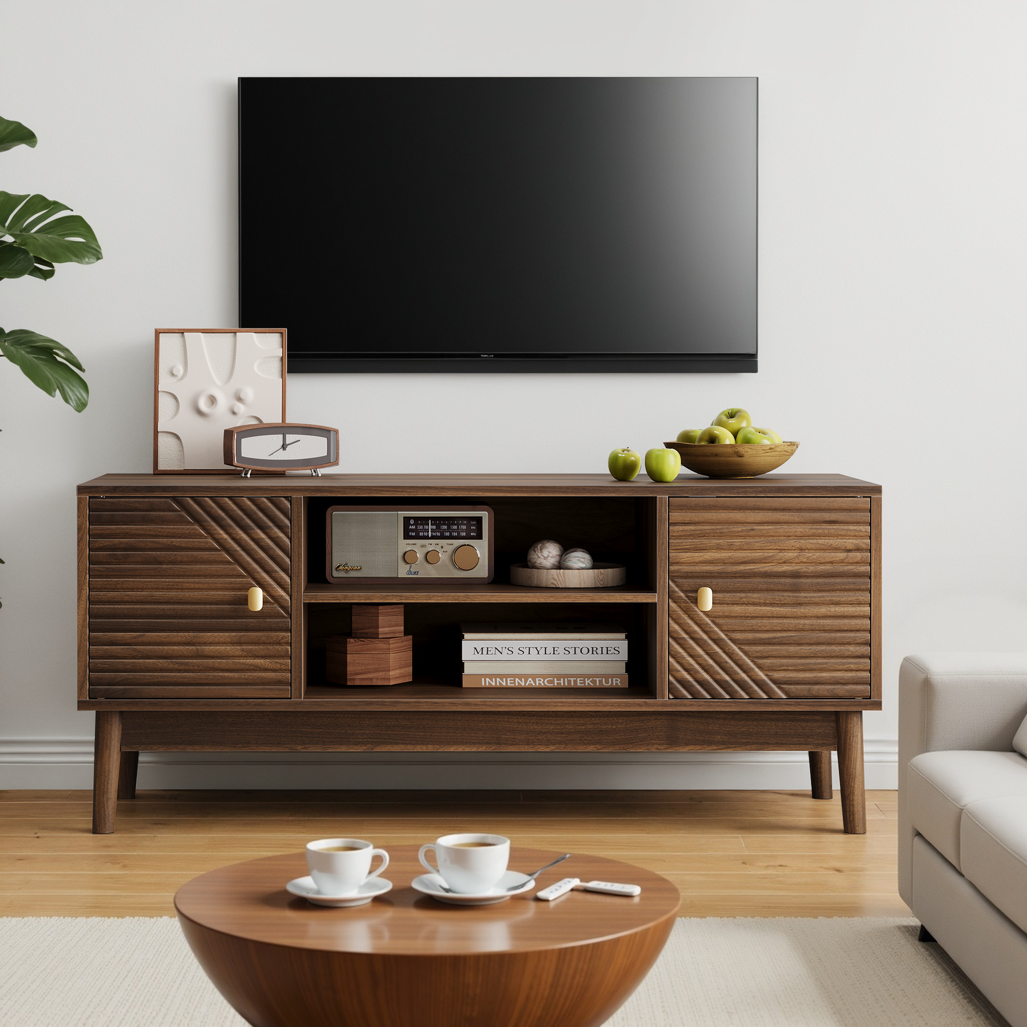 Calla Walnut Nightstand