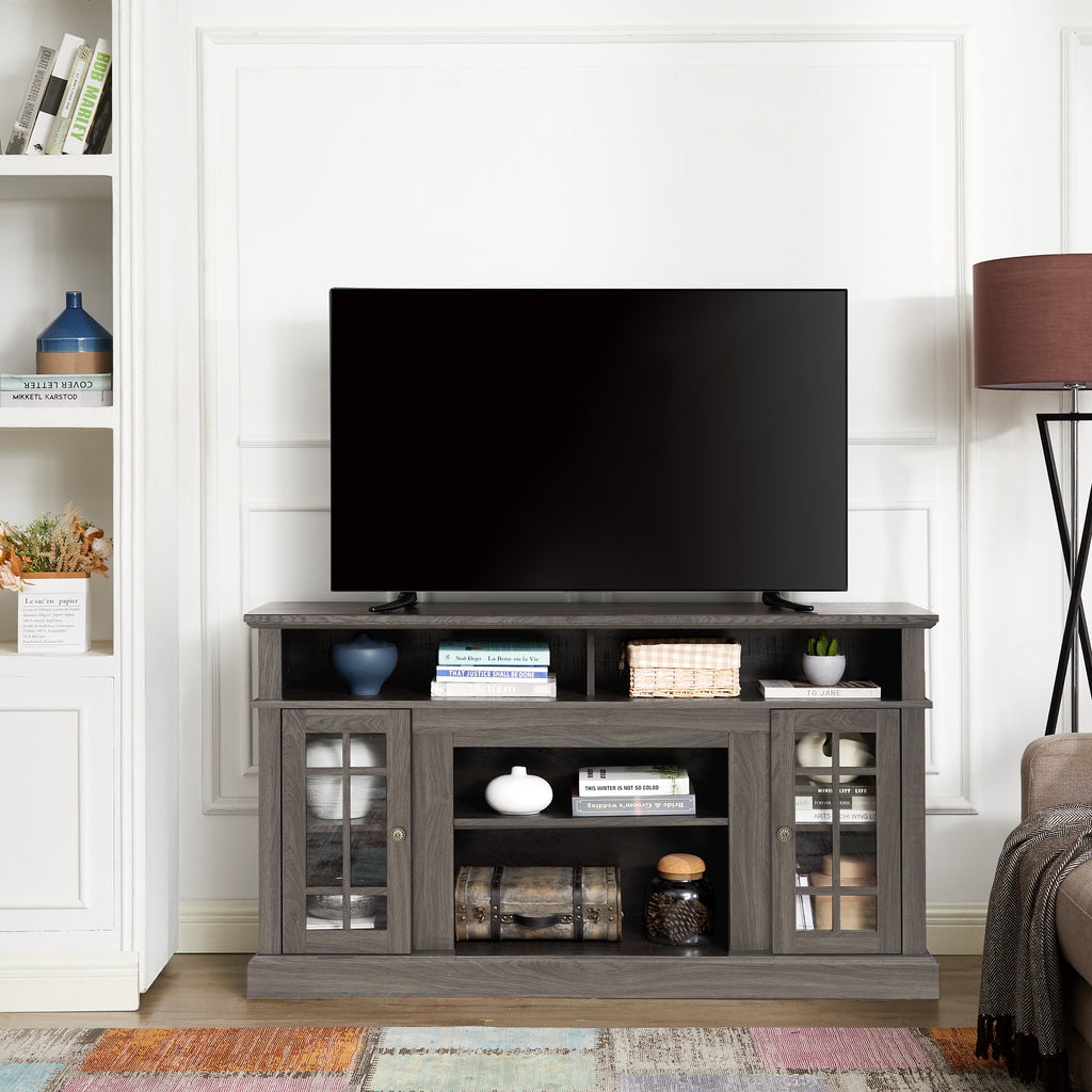 Hakon Storage Walnut TV Stand