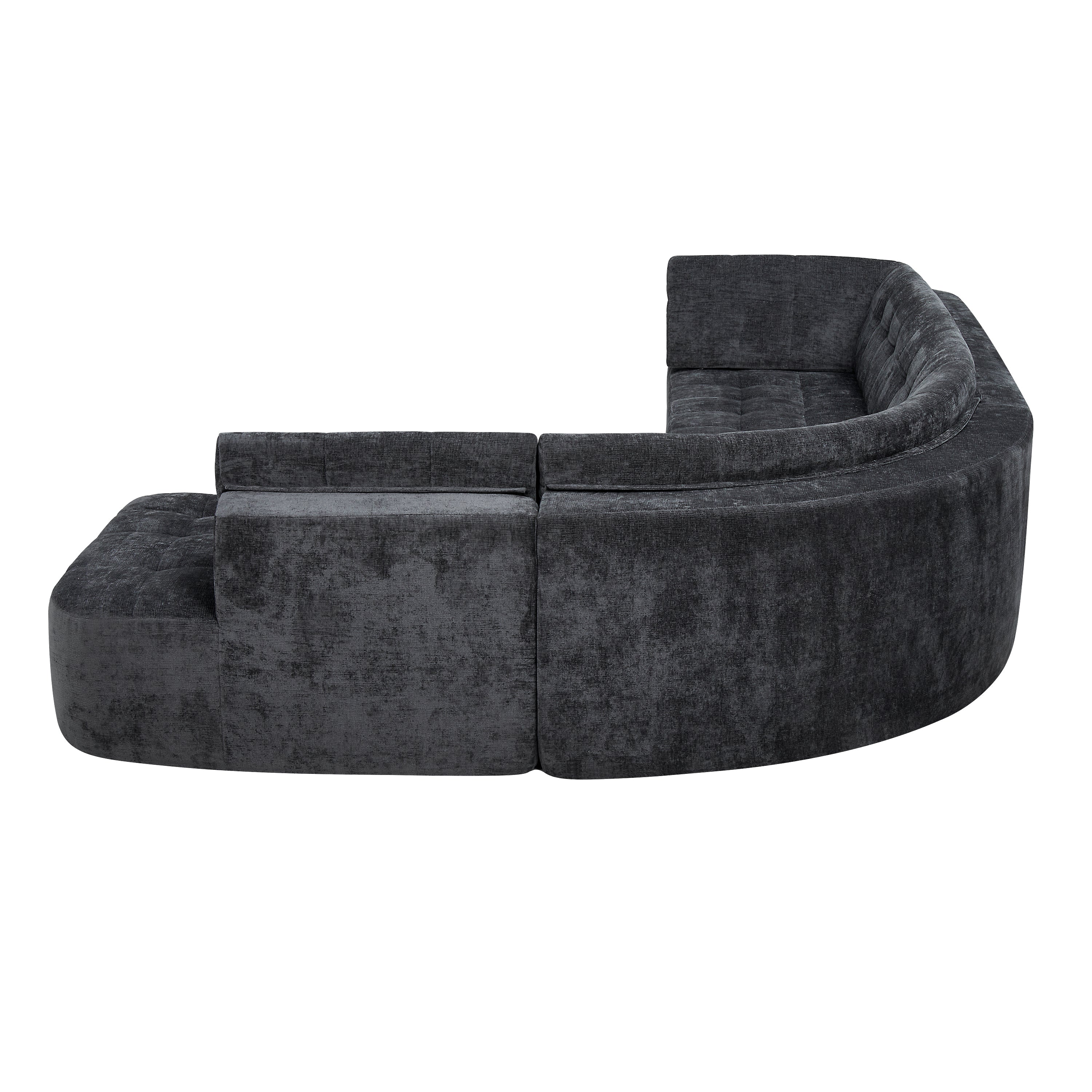 Elva Curved Sectional Sofa