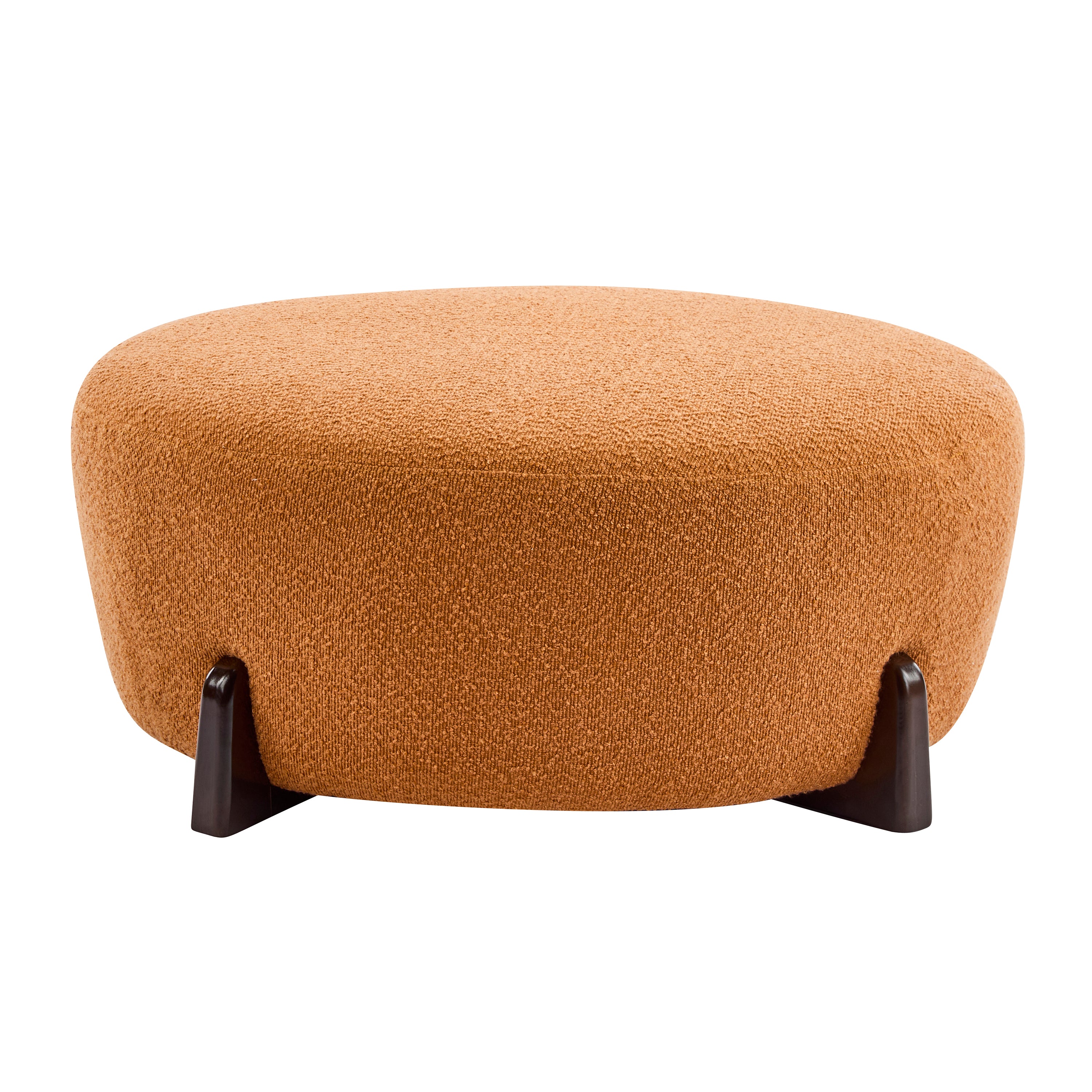 Rasmus Round Boucle Ottoman