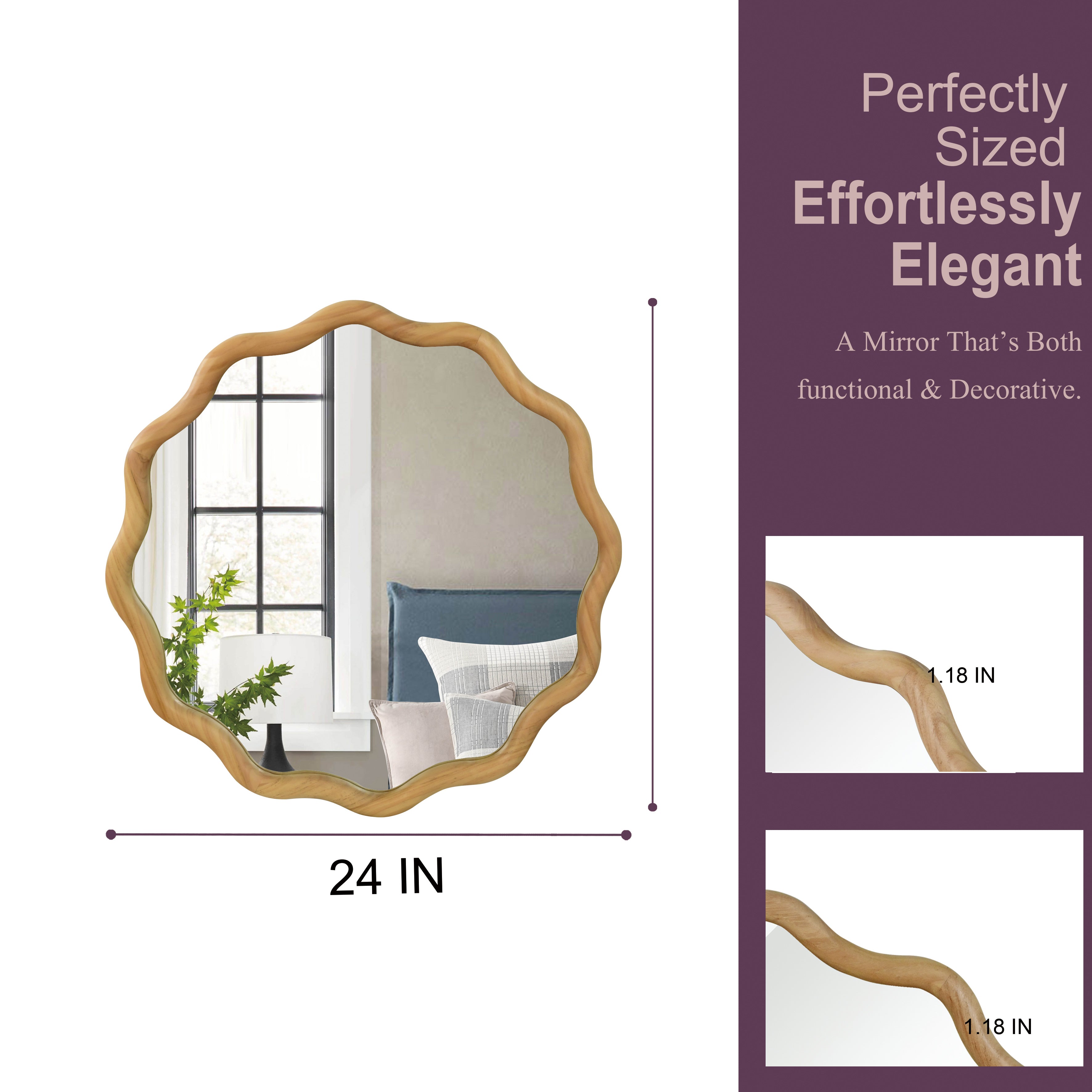 Britt Wavy Wall Mirror