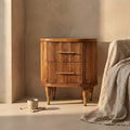 Jara Ribbed Nightstand