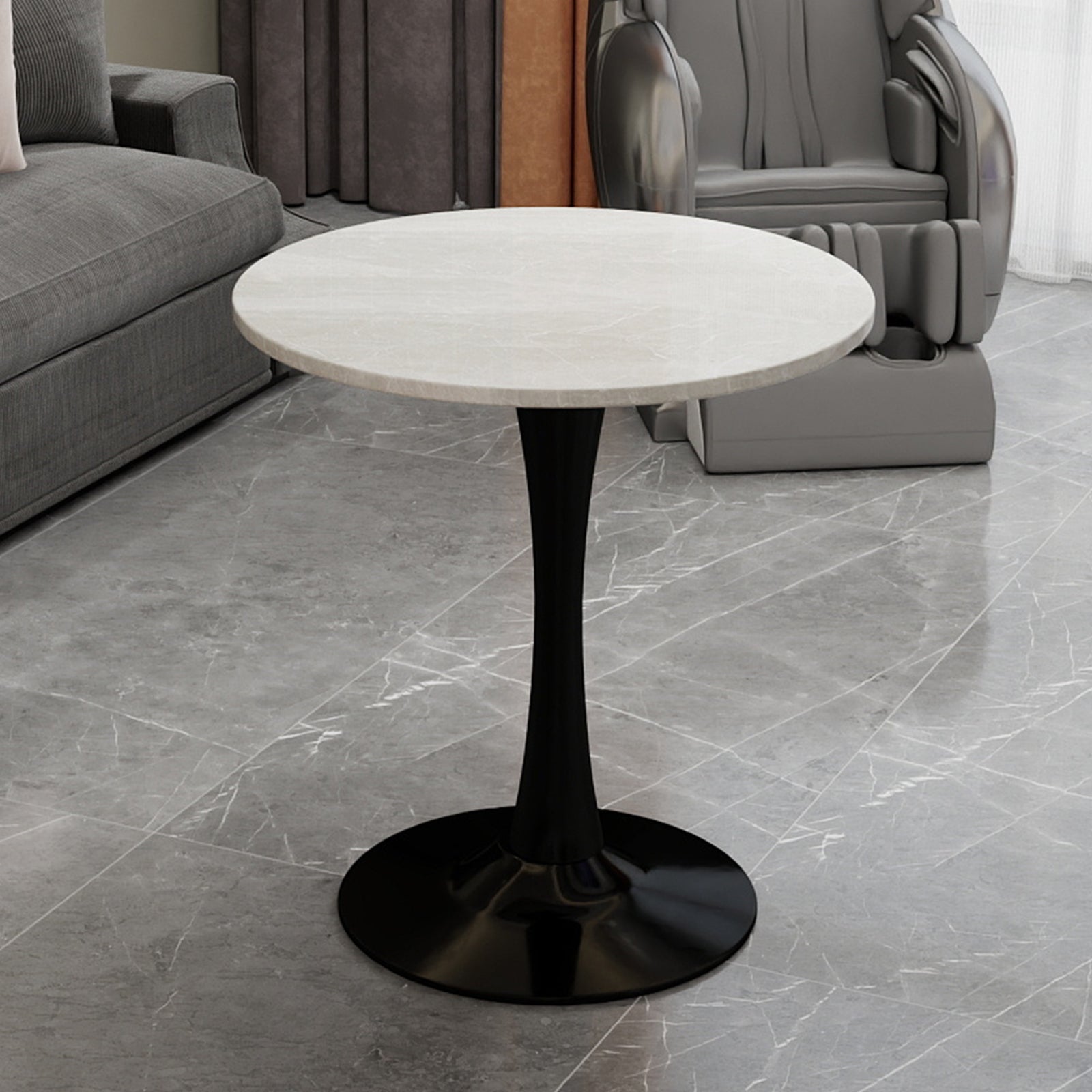 Fylla Round Marble Dining Table