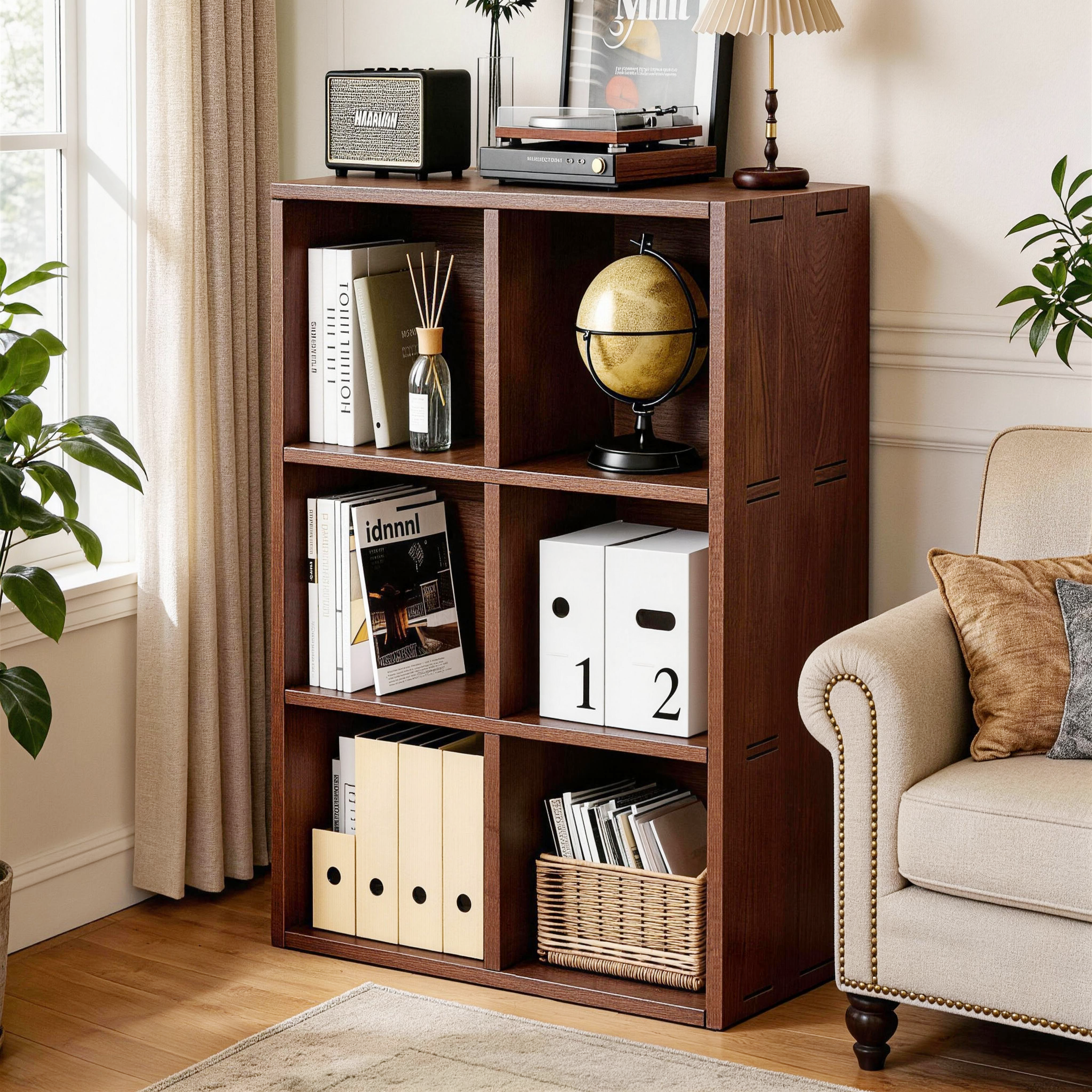 Jorgen Solid Wood Bookshelf