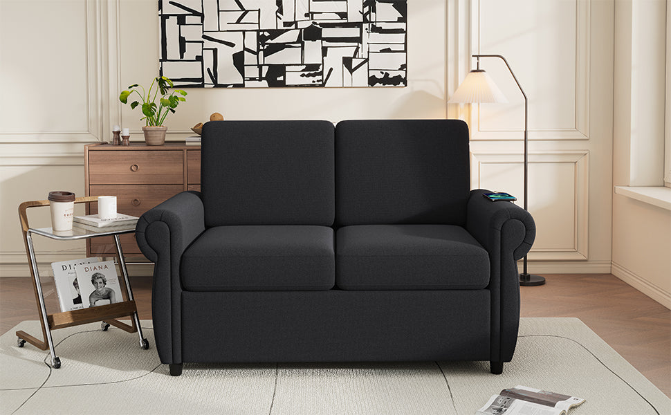 Finna Linen Loveseat
