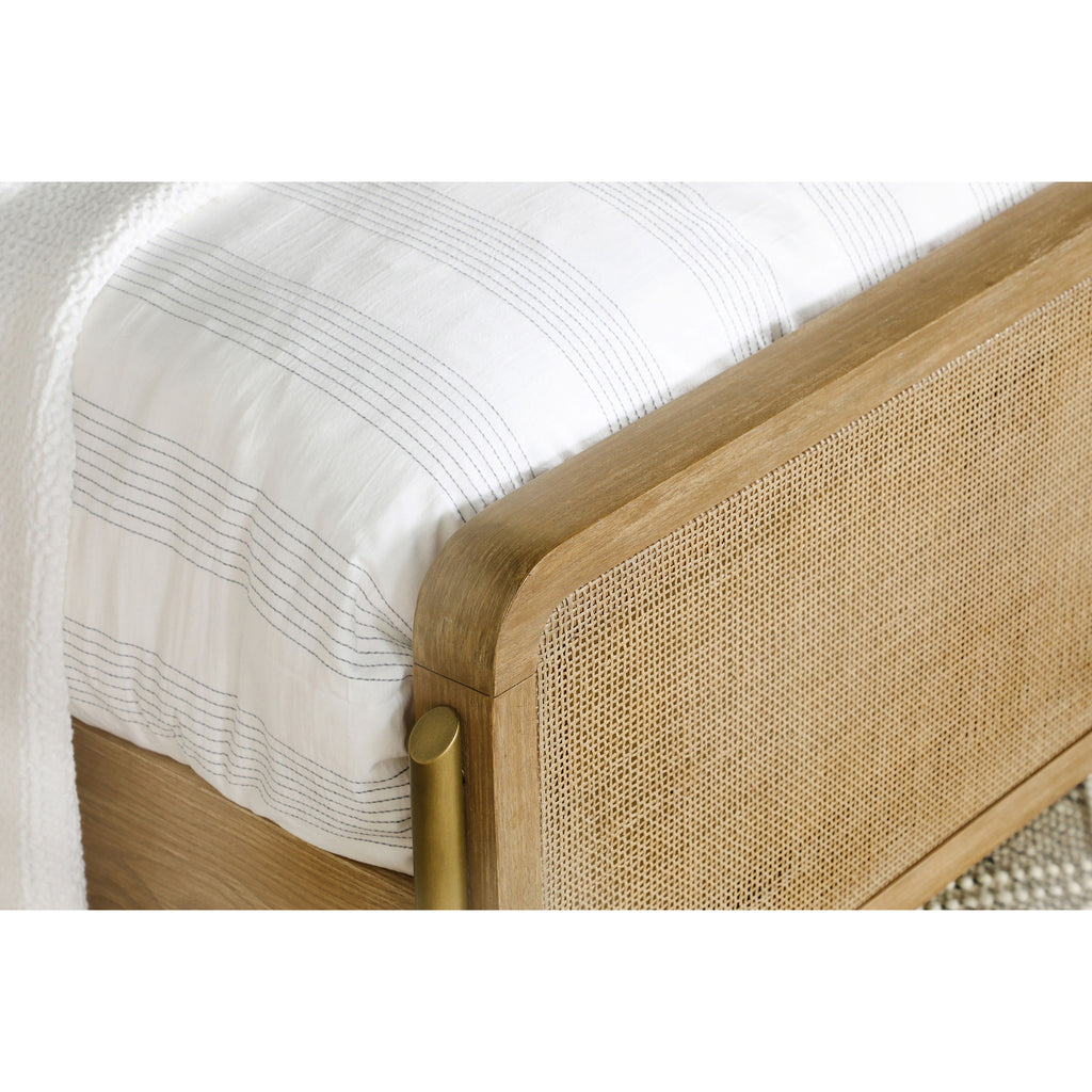 Thora Cane Queen Bed Frame