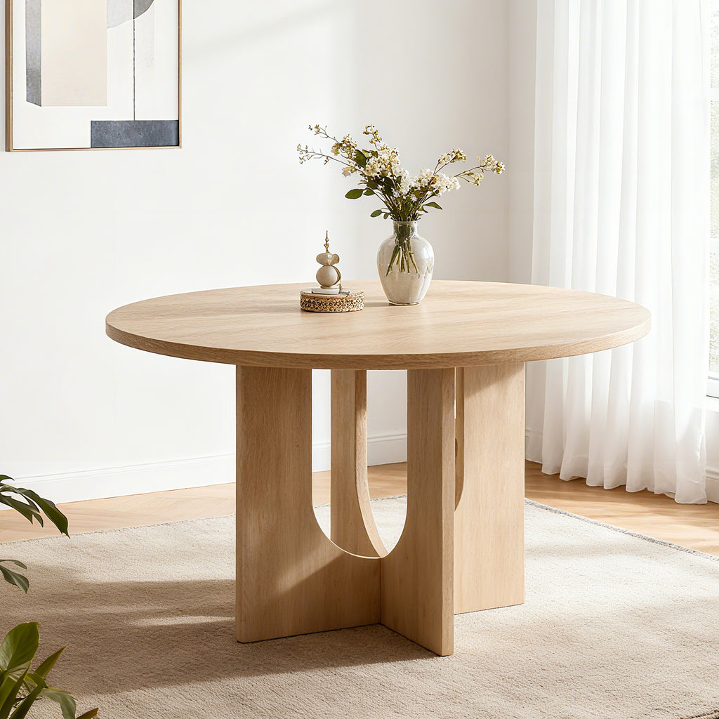 Cato Round Oak Dining Table