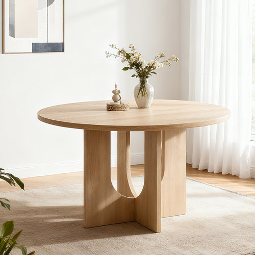 Cato Round Oak Dining Table