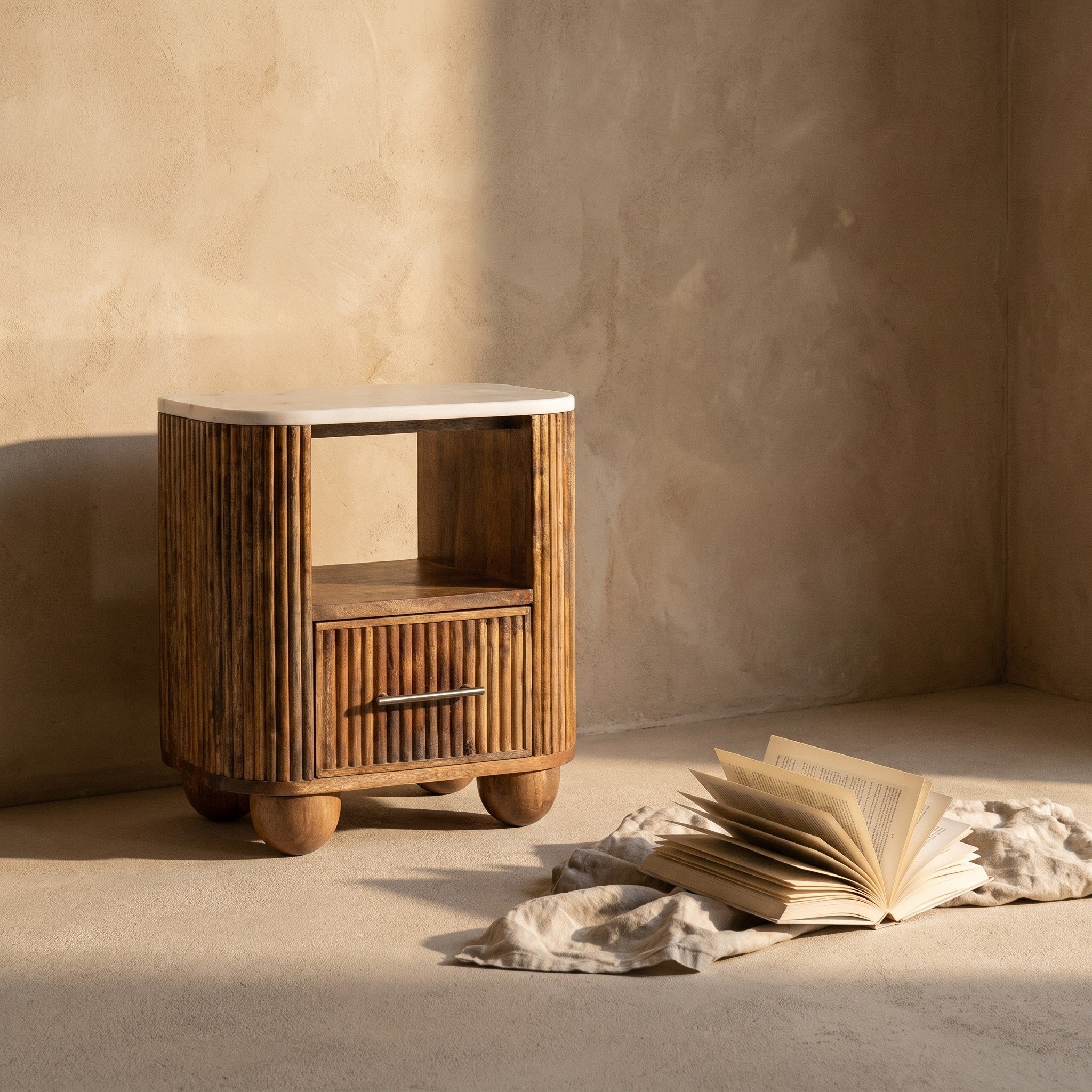 Trude Marble Nightstand