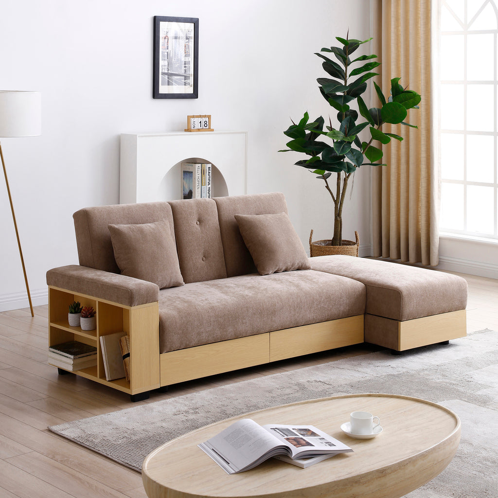 Vibeke Storage Linen Sofa