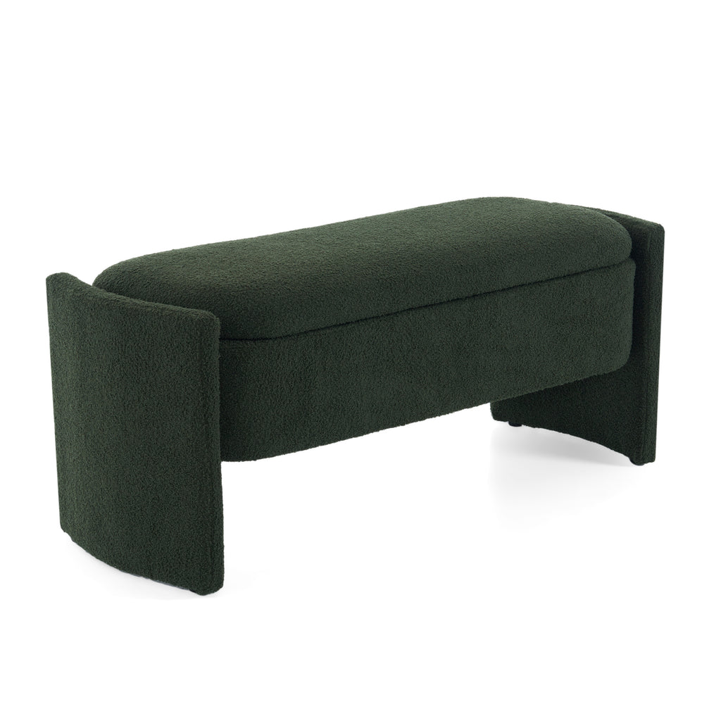 Casper Storage Boucle Ottoman