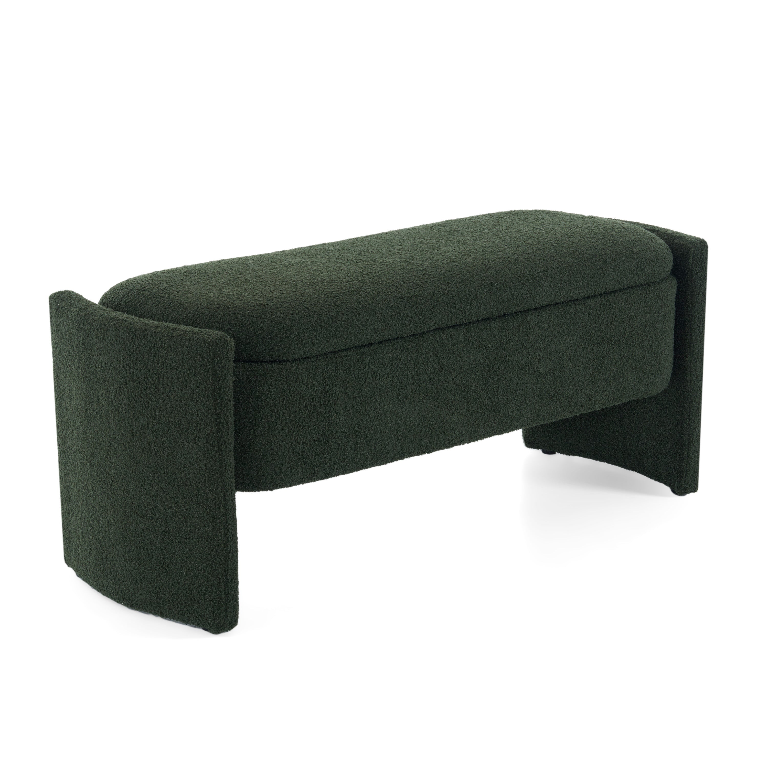 Casper Storage Boucle Ottoman