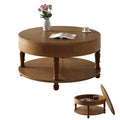 Mikkel Round Walnut Coffee Table