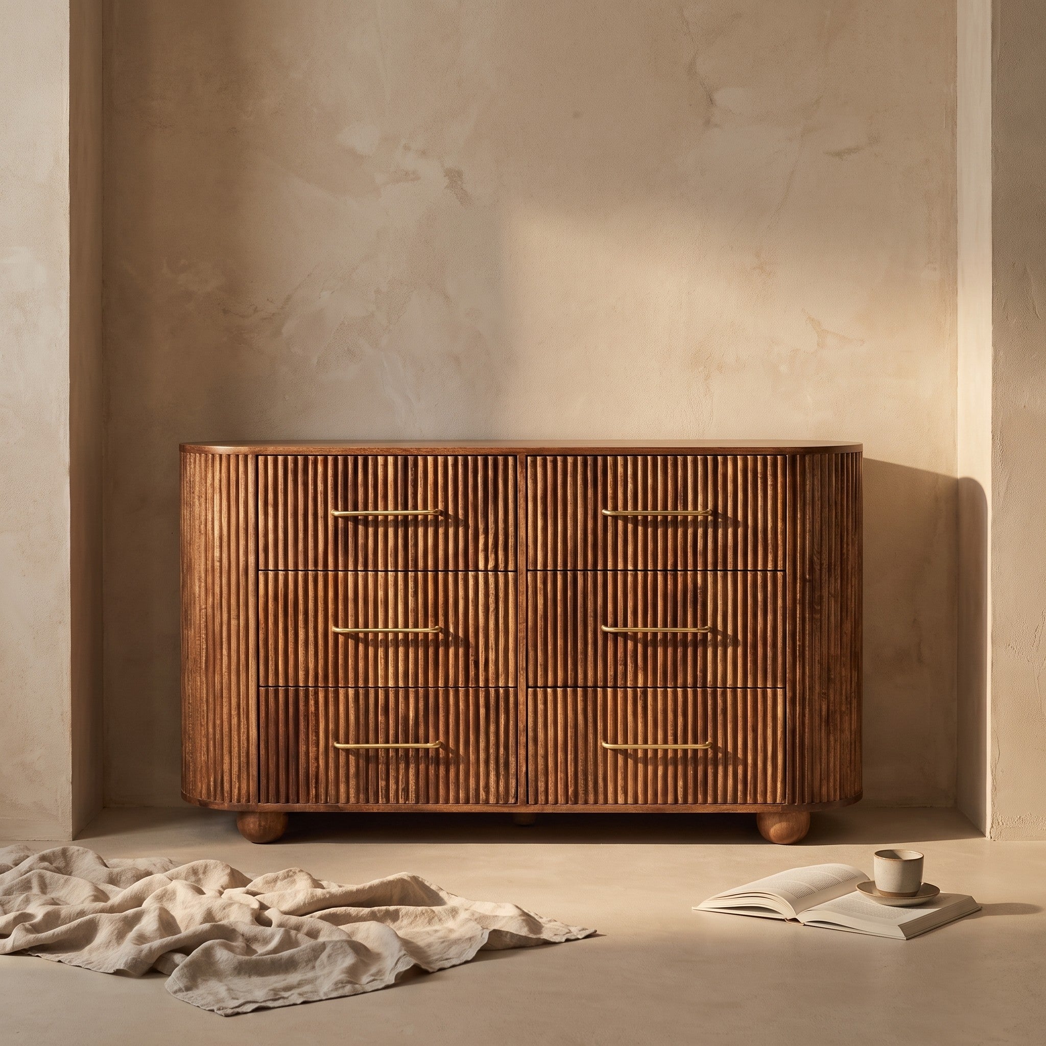 Eik Roasted Chest of Drawers