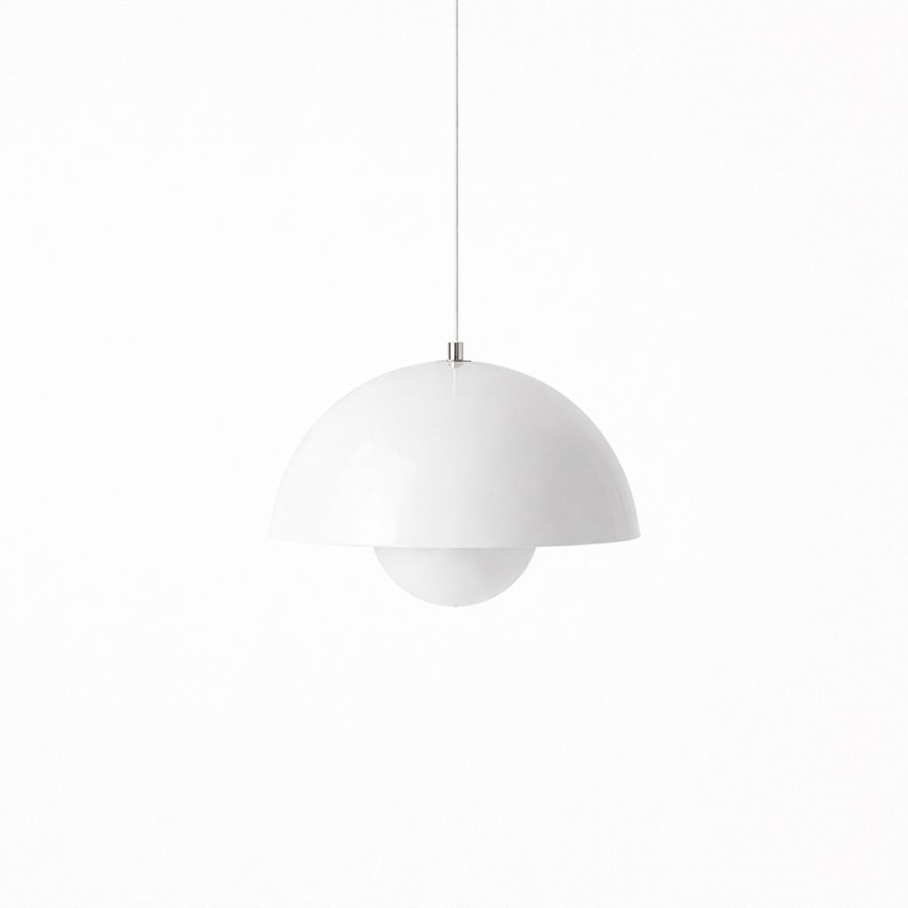 Danish Pendant Lamp in Flower Shape