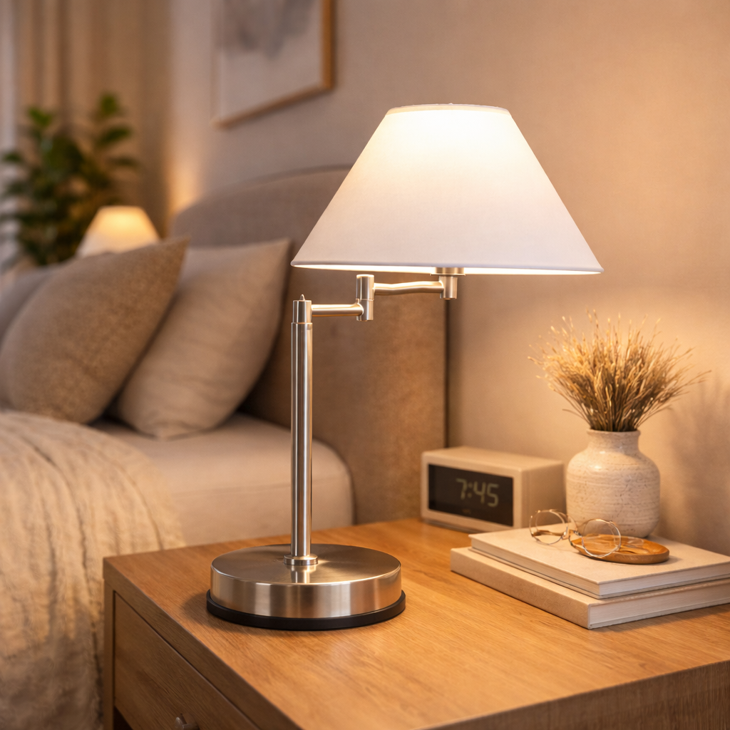 Tafellamp Met Draadkap En Touchbediening