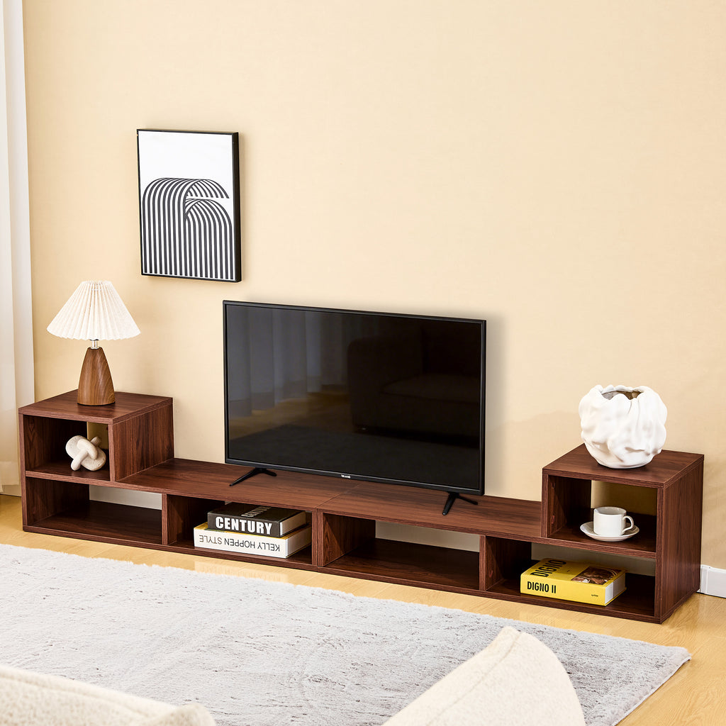 Thea Storage Walnut TV Stand