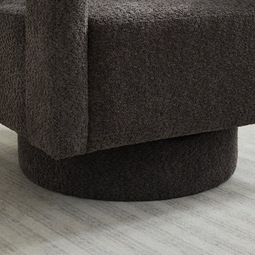 Oda Boucle Swivel Chair
