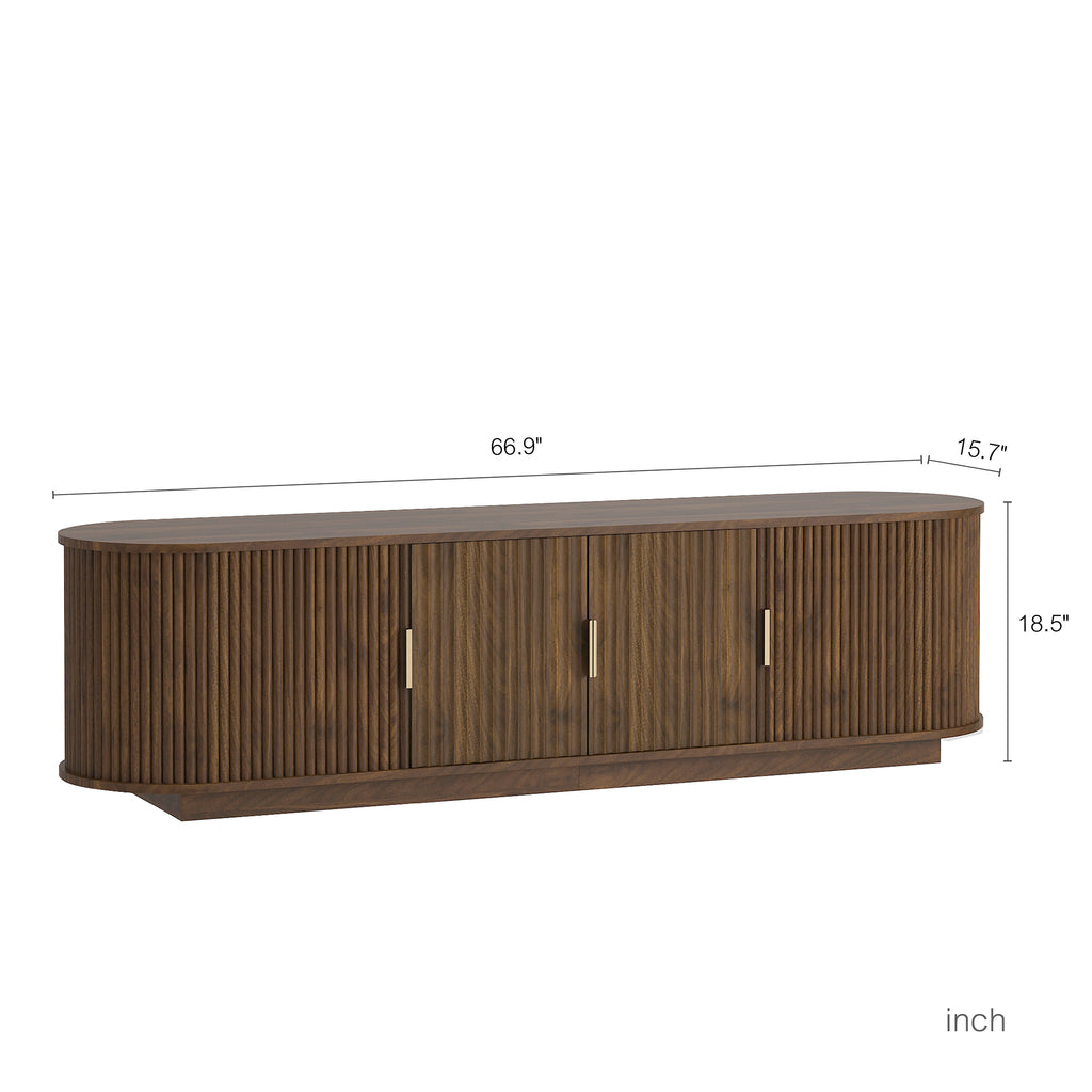 Runa Fluted TV Stand