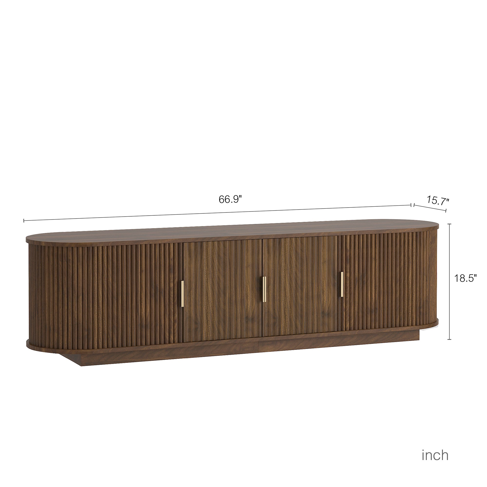 Runa Fluted TV Stand