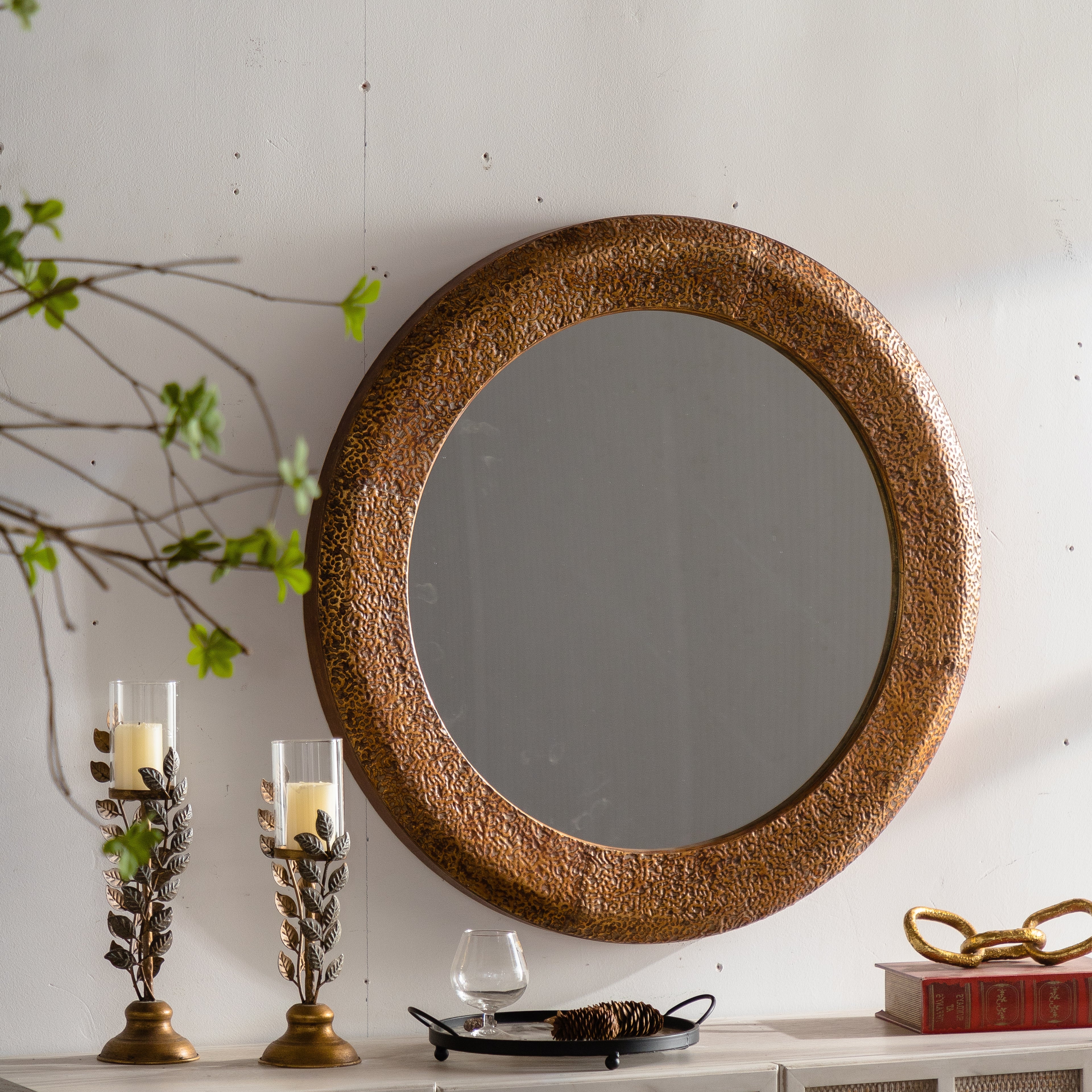 Helle Round Wall Mirror