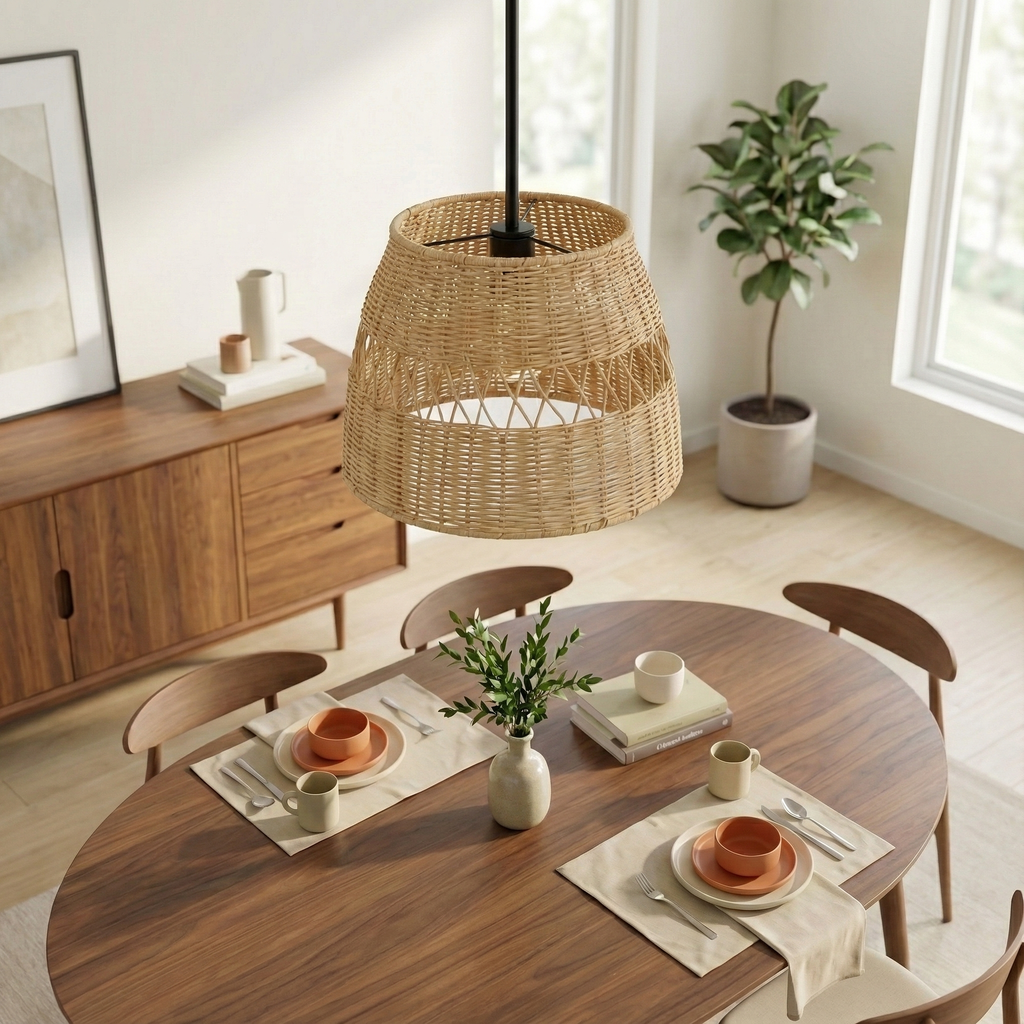 Yria Rattan Pendant Light